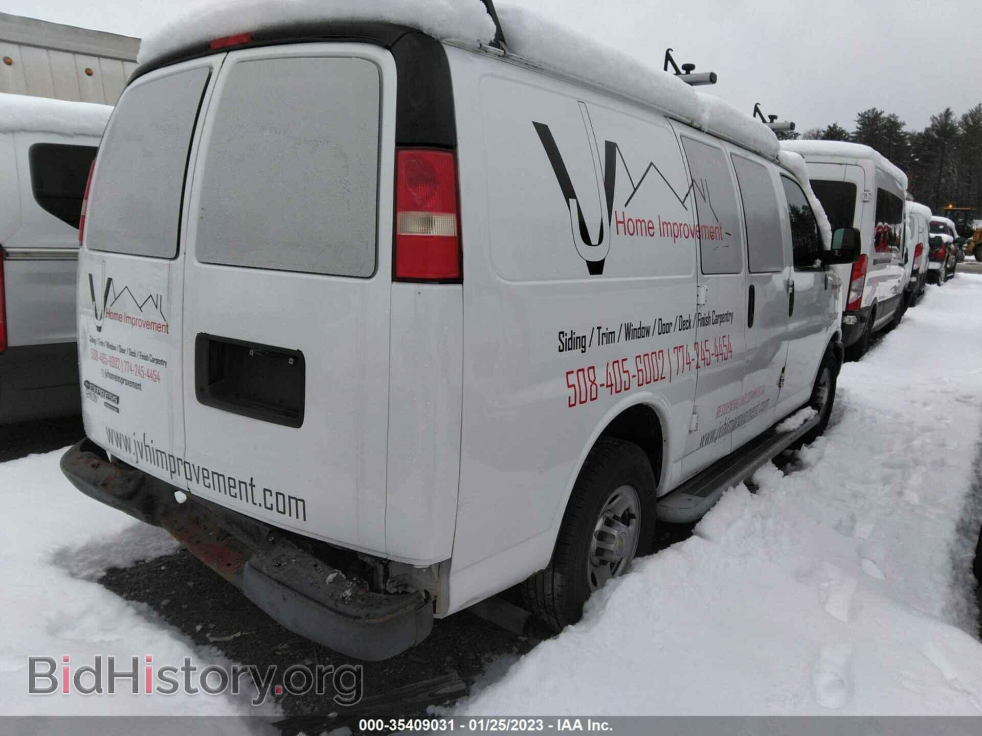 2013 CHEVROLET EXPRESS CARGO VAN - VIN: 1GCWGFBA3D1191329 - Фото 4