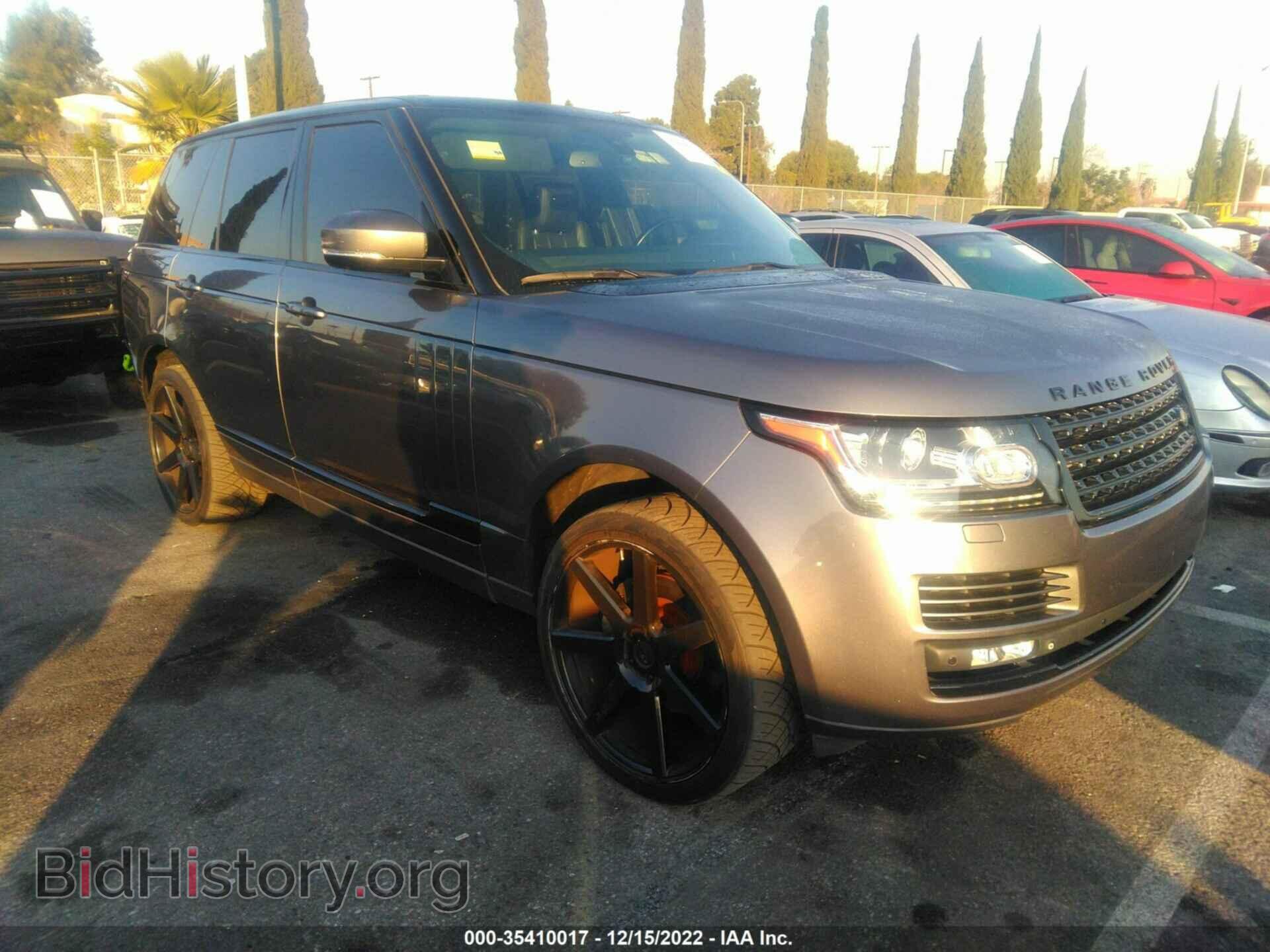 Photo SALGS2VFXFA225393 - LAND ROVER RANGE ROVER 2015