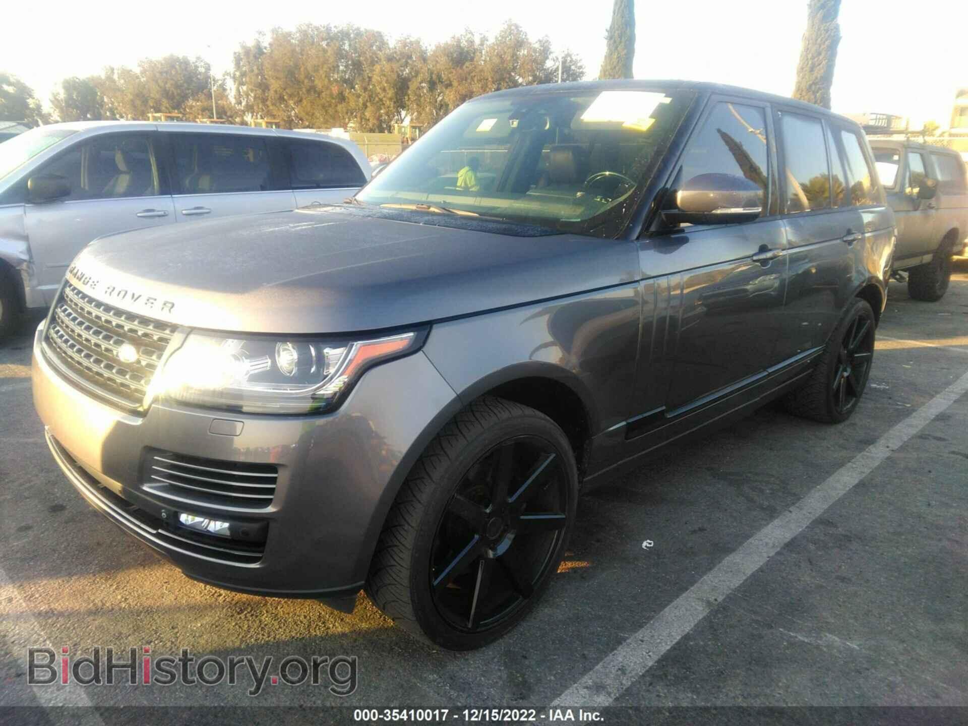 2015 LAND ROVER RANGE ROVER - VIN: SALGS2VFXFA225393 - Фото 2