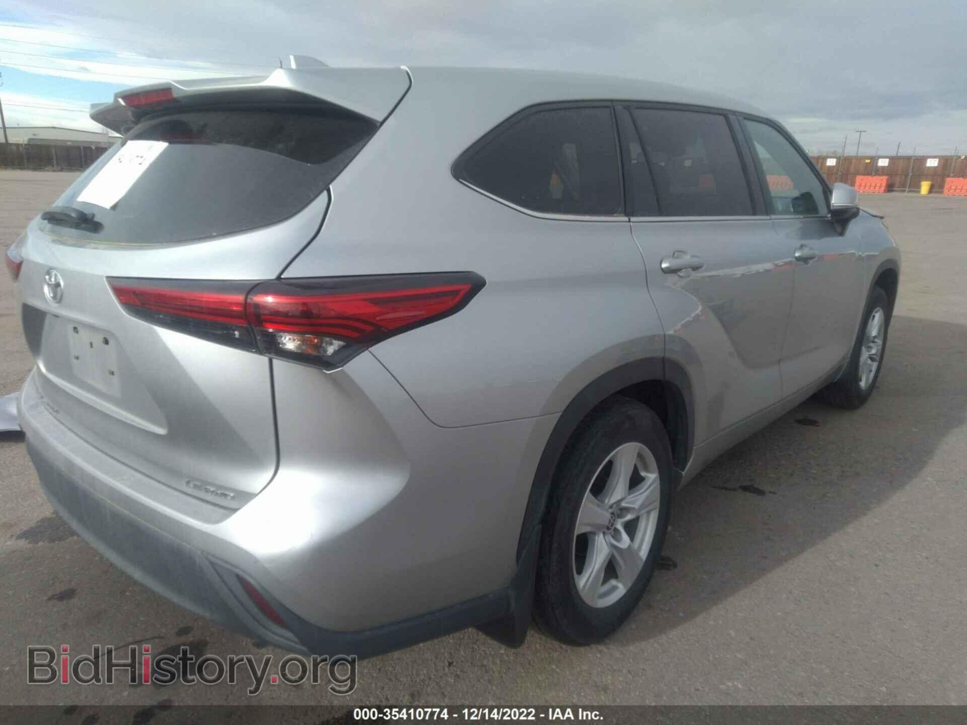 2021 TOYOTA HIGHLANDER - VIN: 5TDBZRBH8MS123781 - Фото 4