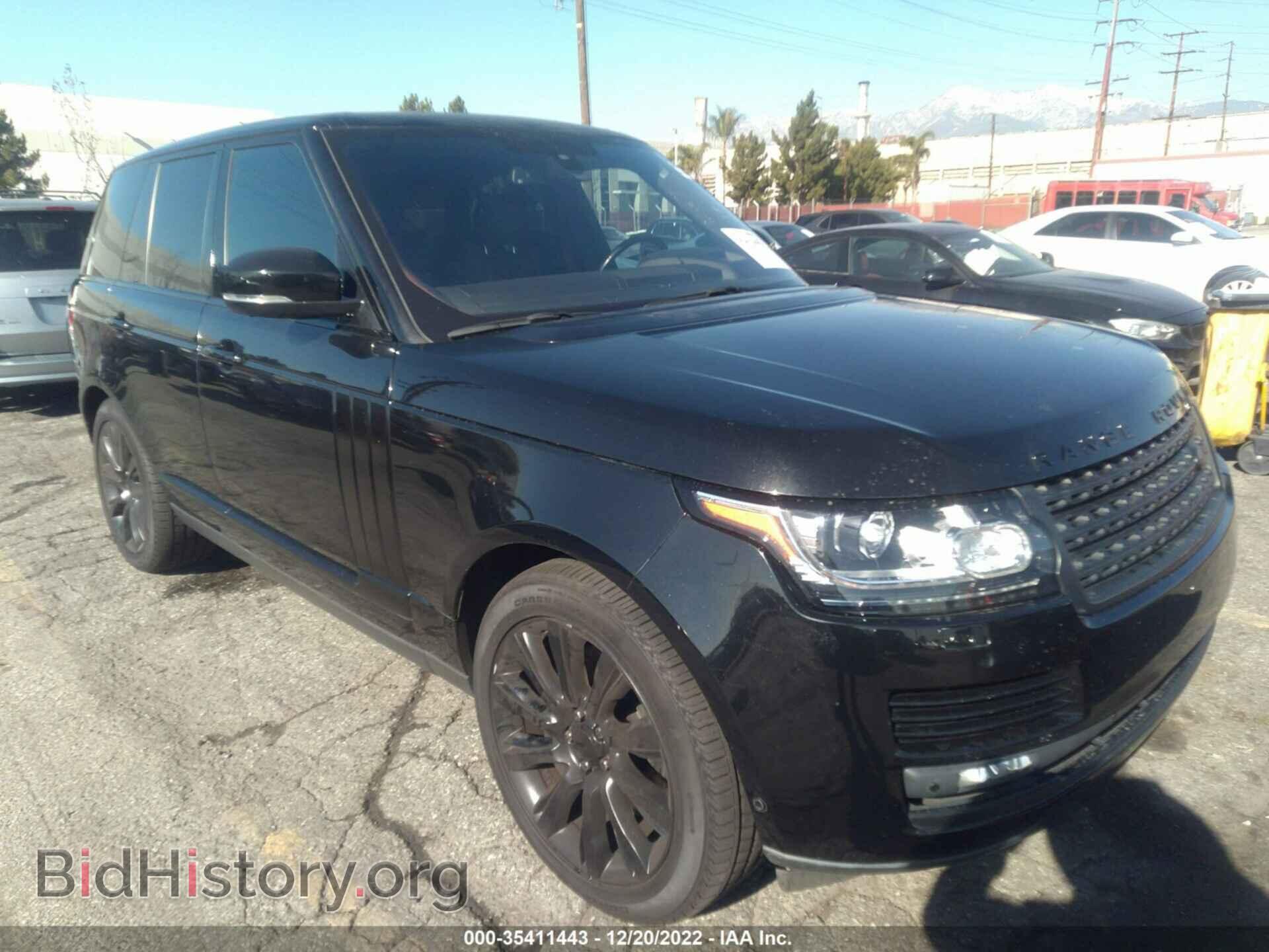 Фотография SALGS2EF4GA276017 - LAND ROVER RANGE ROVER 2016