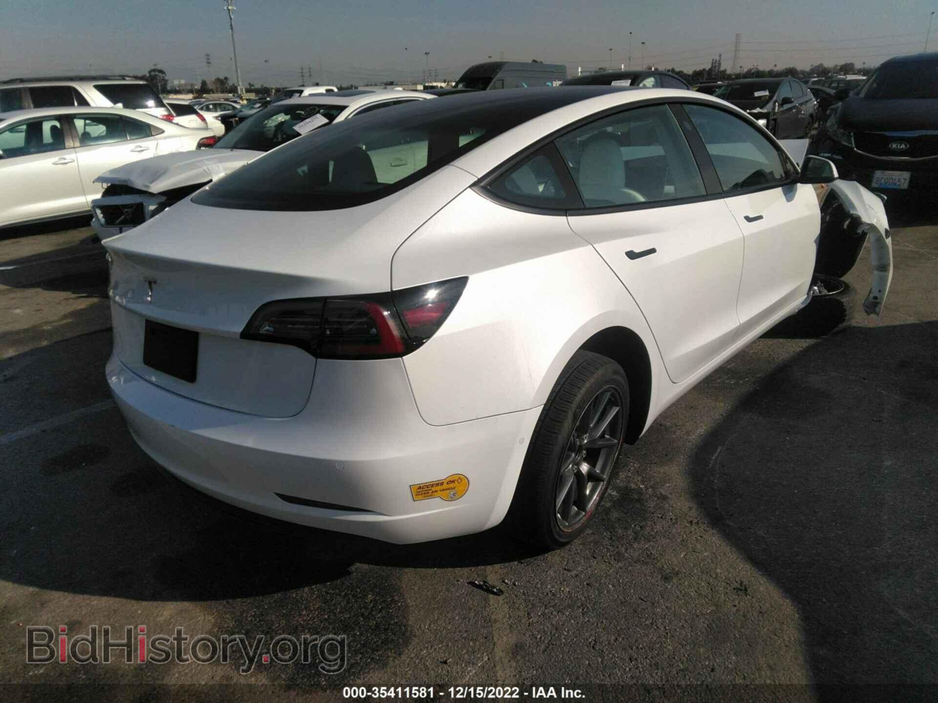 2022 TESLA MODEL 3 - VIN: 5YJ3E1EA6NF317733 - Фото 4