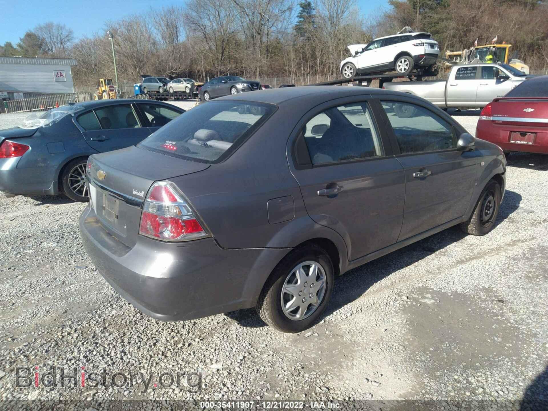 2007 CHEVROLET AVEO - VIN: KL1TD56697B160961 - Фото 4