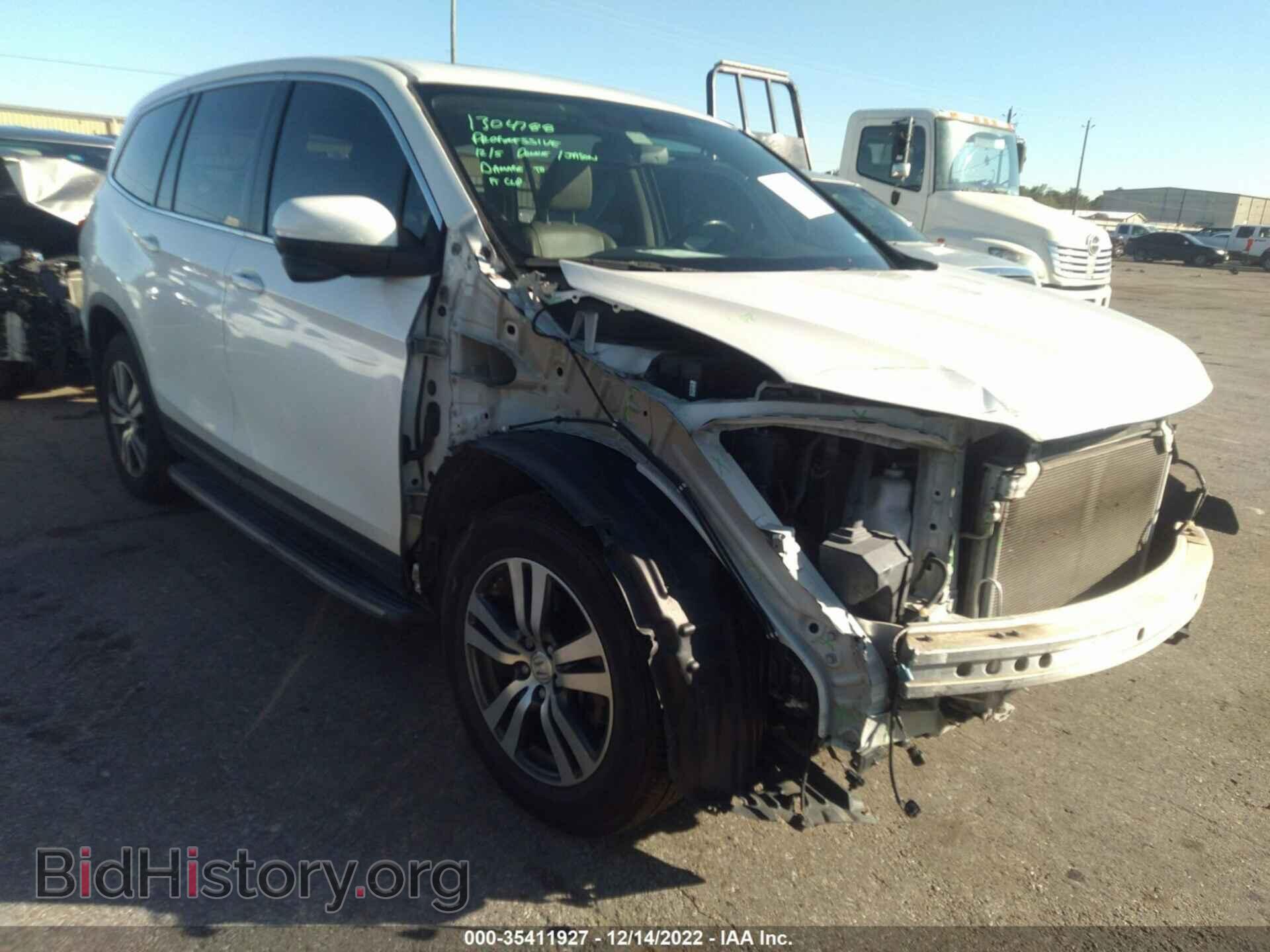 Фотография 5FNYF6H57GB003879 - HONDA PILOT 2016