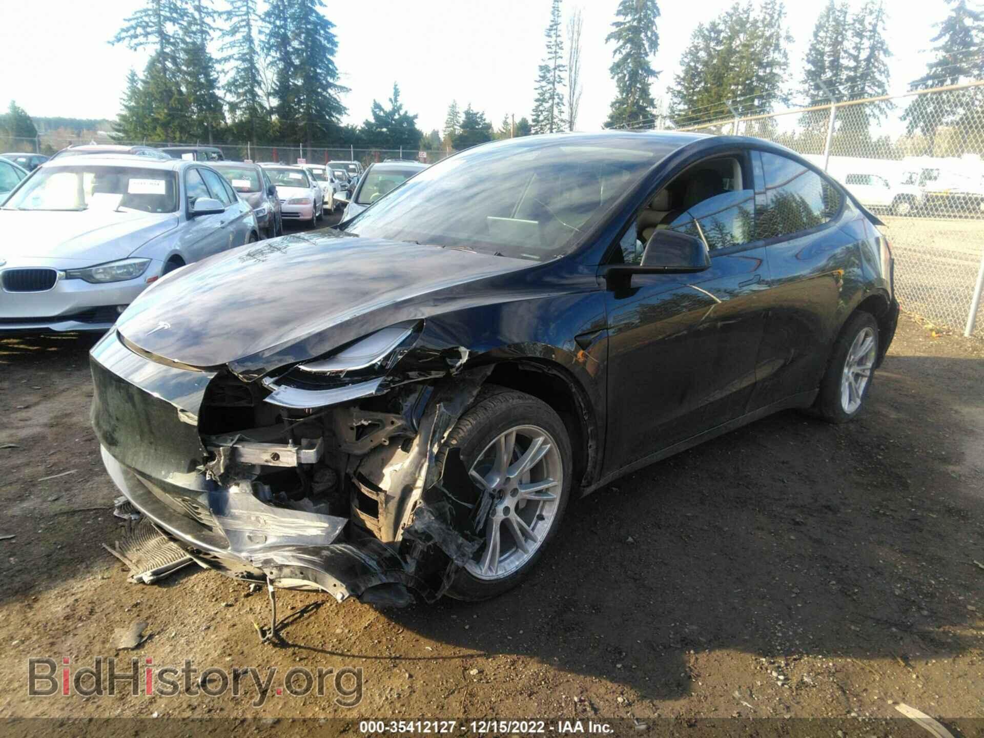 2021 TESLA MODEL Y - VIN: 5YJYGDEE9MF060232 - Фото 2