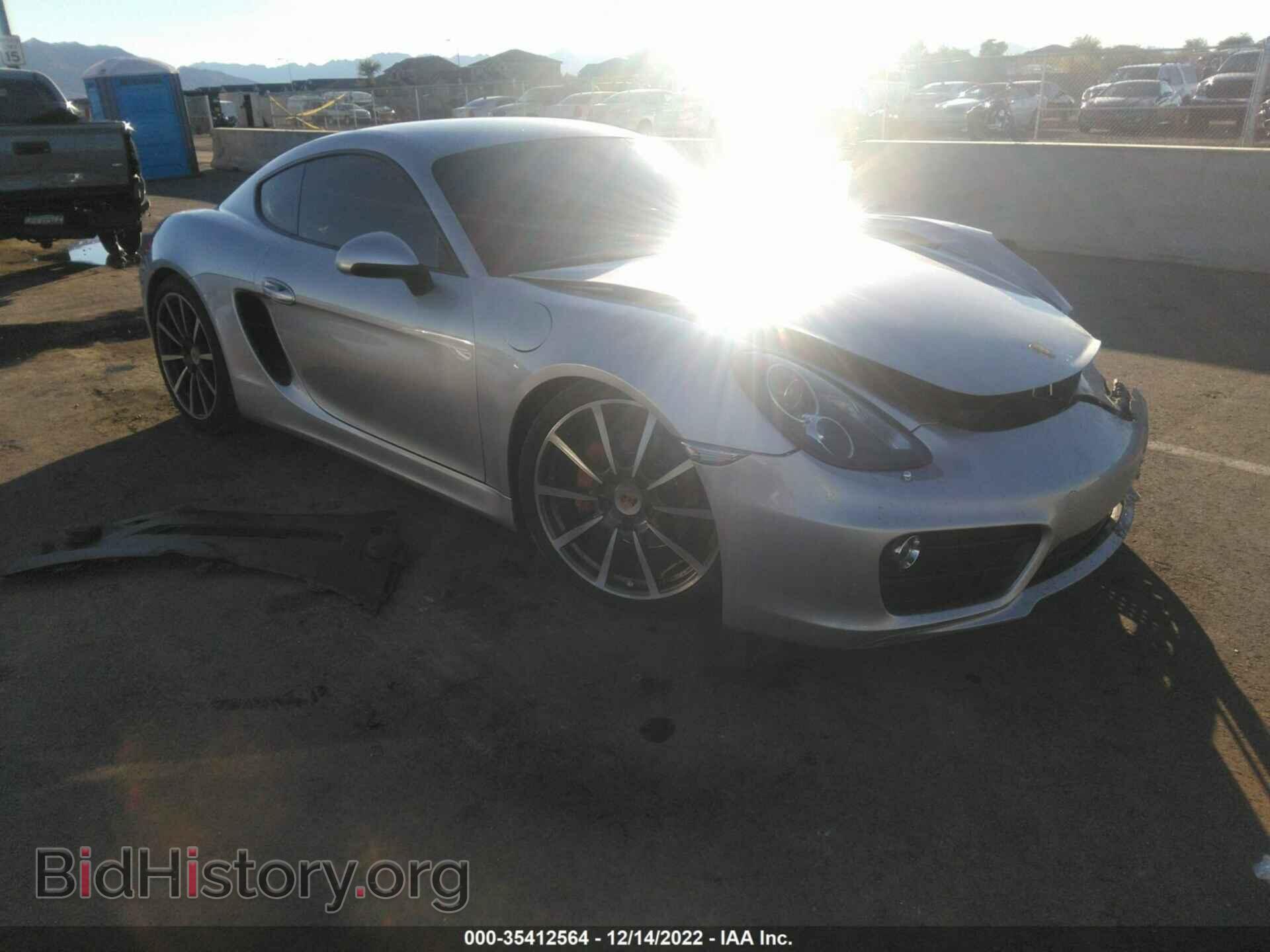 Фотография WP0AB2A87EK192592 - PORSCHE CAYMAN 2014