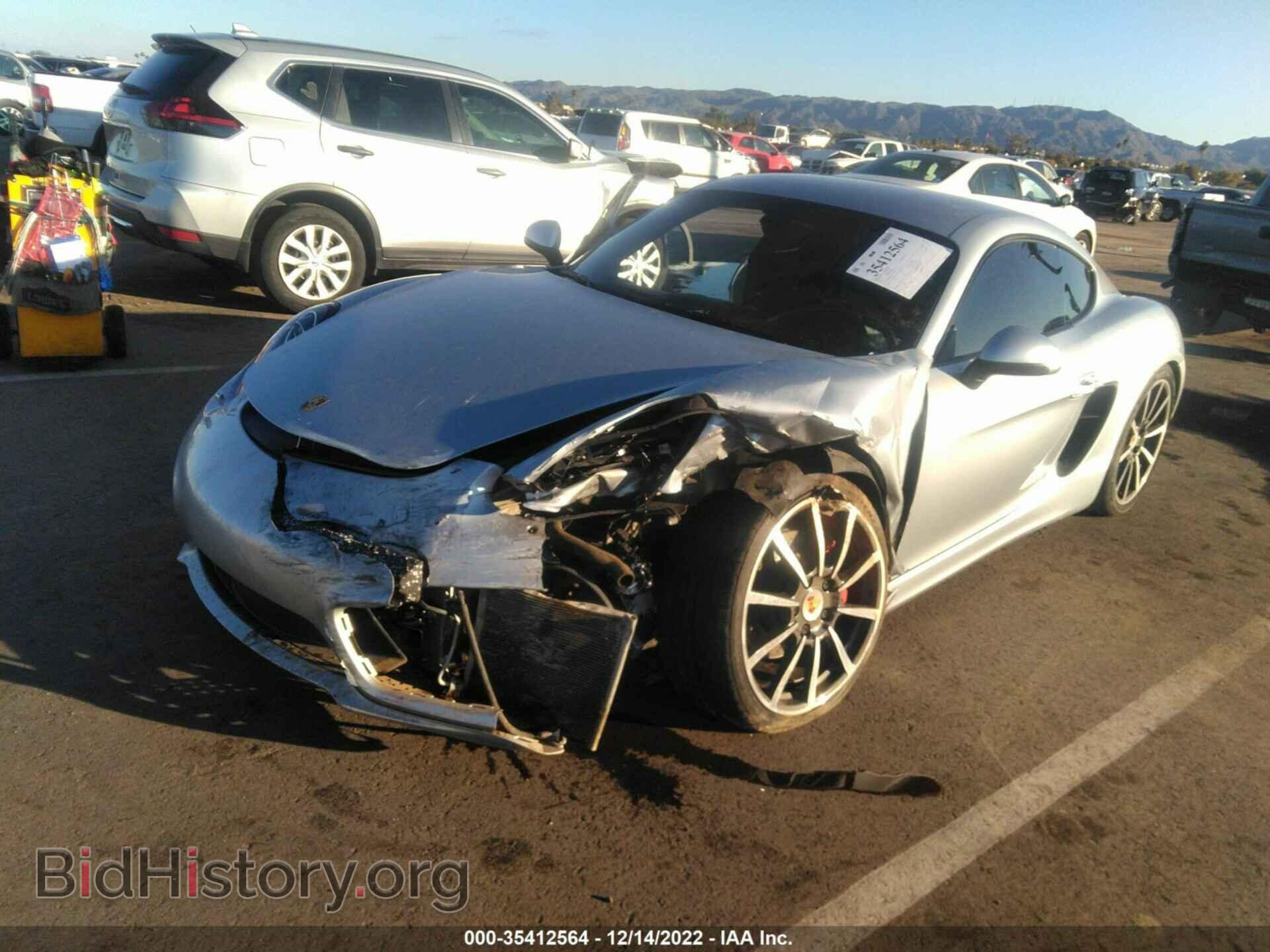 2014 PORSCHE CAYMAN - VIN: WP0AB2A87EK192592 - Фото 2