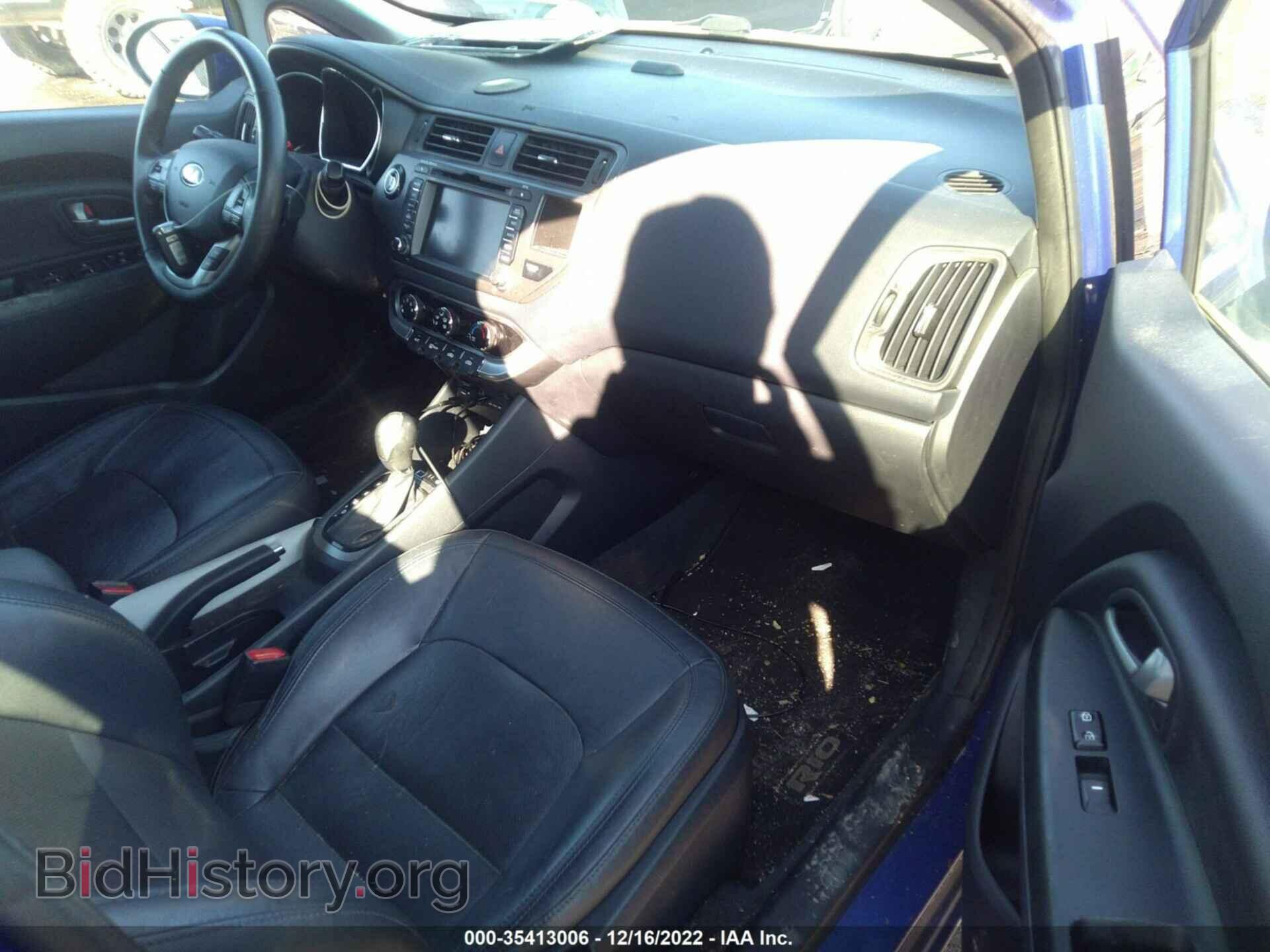 2013 KIA RIO - VIN: KNADN5A31D6252834 - Фото 5