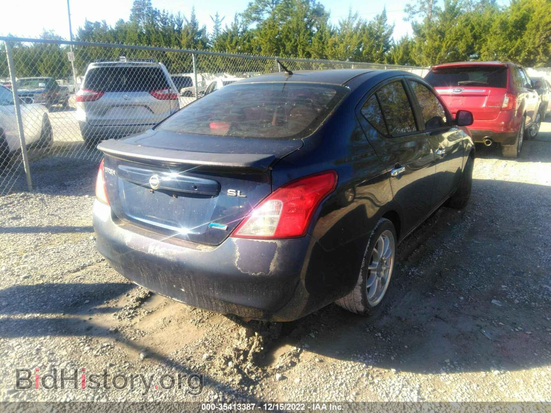 2012 NISSAN VERSA - VIN: 3N1CN7AP0CL815442 - Фото 4