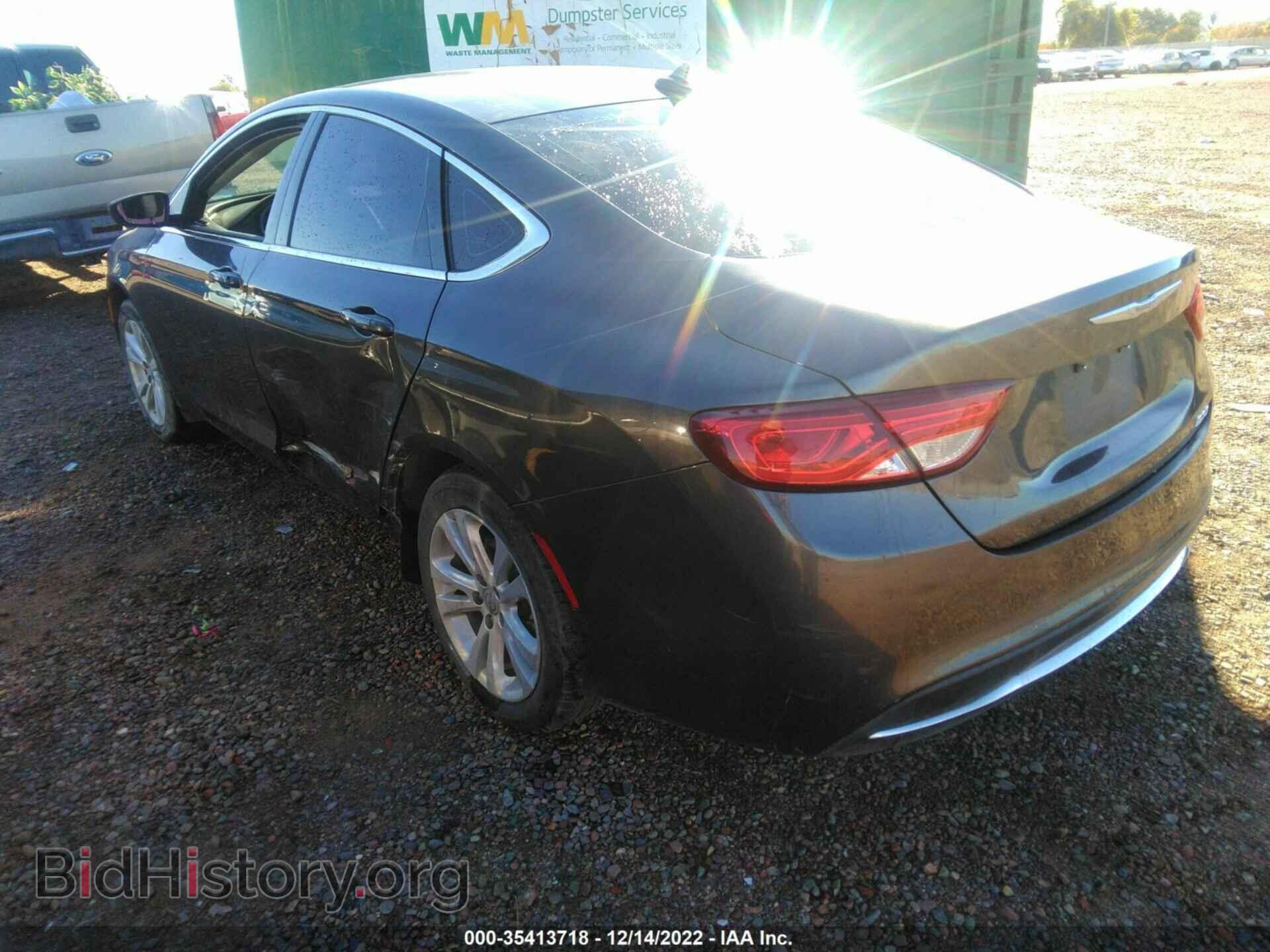 2015 CHRYSLER 200 - VIN: 1C3CCCAB4FN641495 - Фото 3