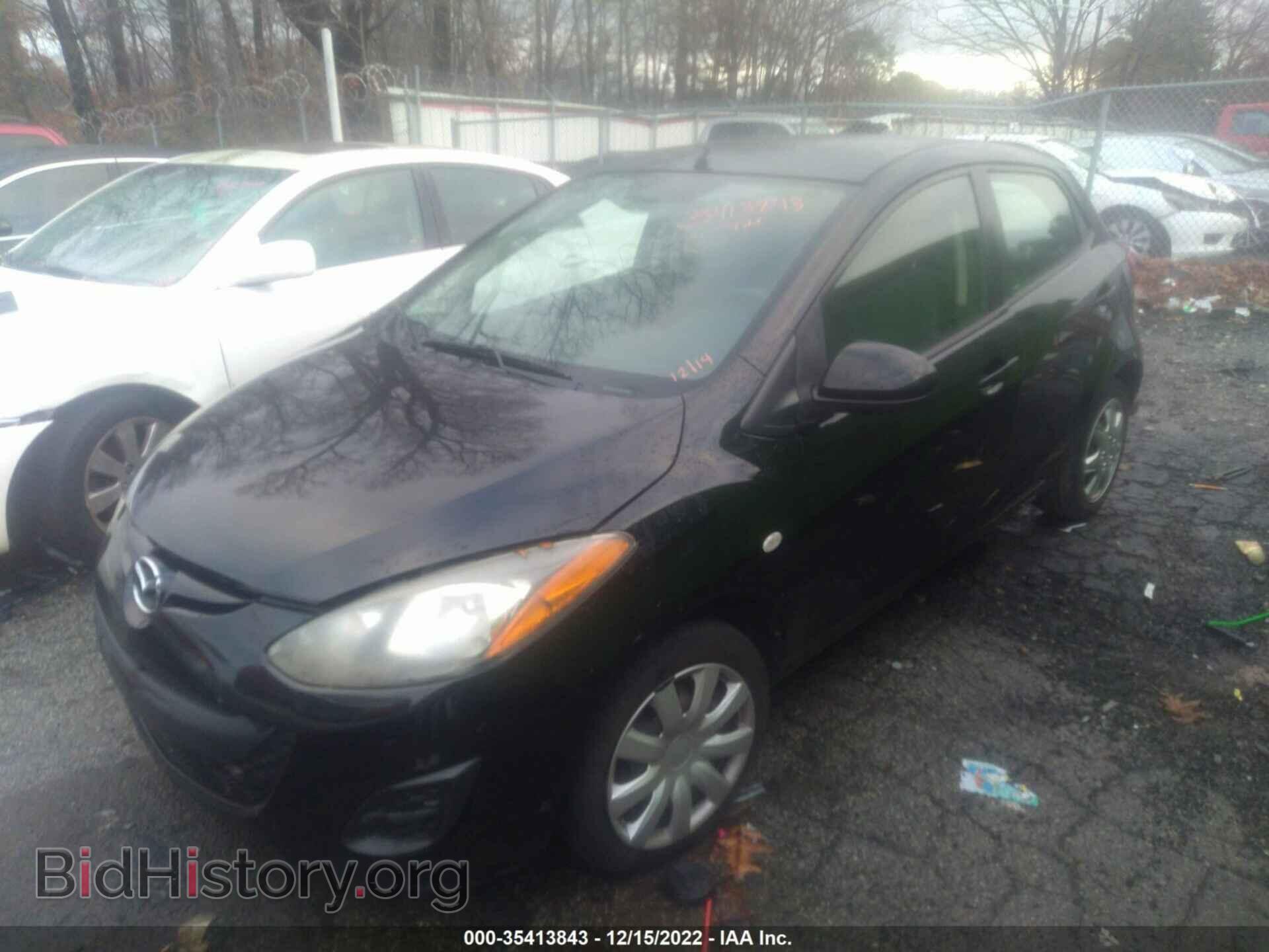 2012 MAZDA MAZDA2 - VIN: JM1DE1KY9C0141732 - Фото 2