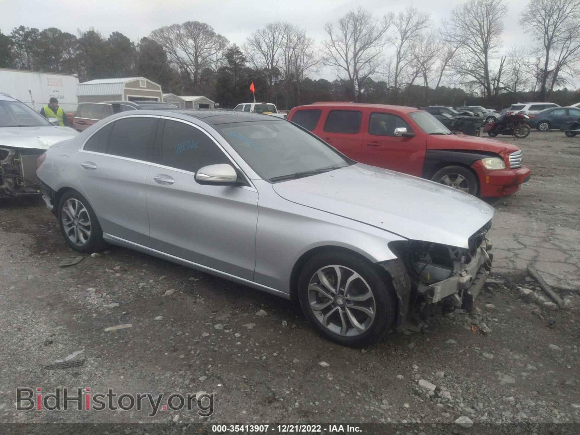 Photo 55SWF4JB5FU086768 - MERCEDES-BENZ C-CLASS 2015