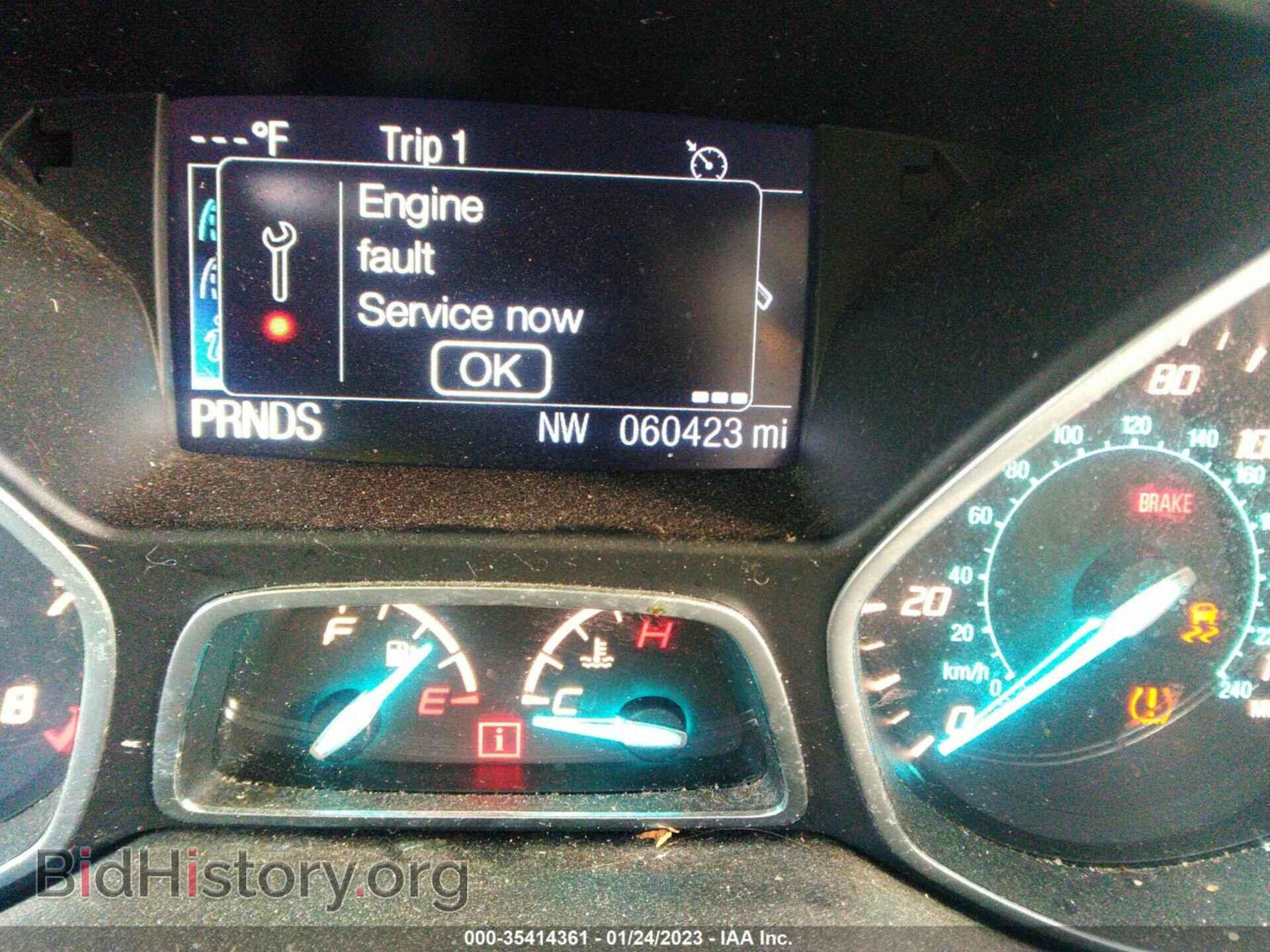 2014 FORD ESCAPE - VIN: 1FMCU9JX2EUD76244 - Фото 7