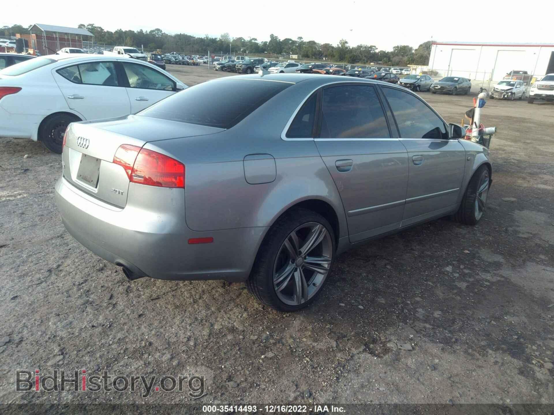 2007 AUDI A4 - VIN: WAUAF78E17A082365 - Фото 4