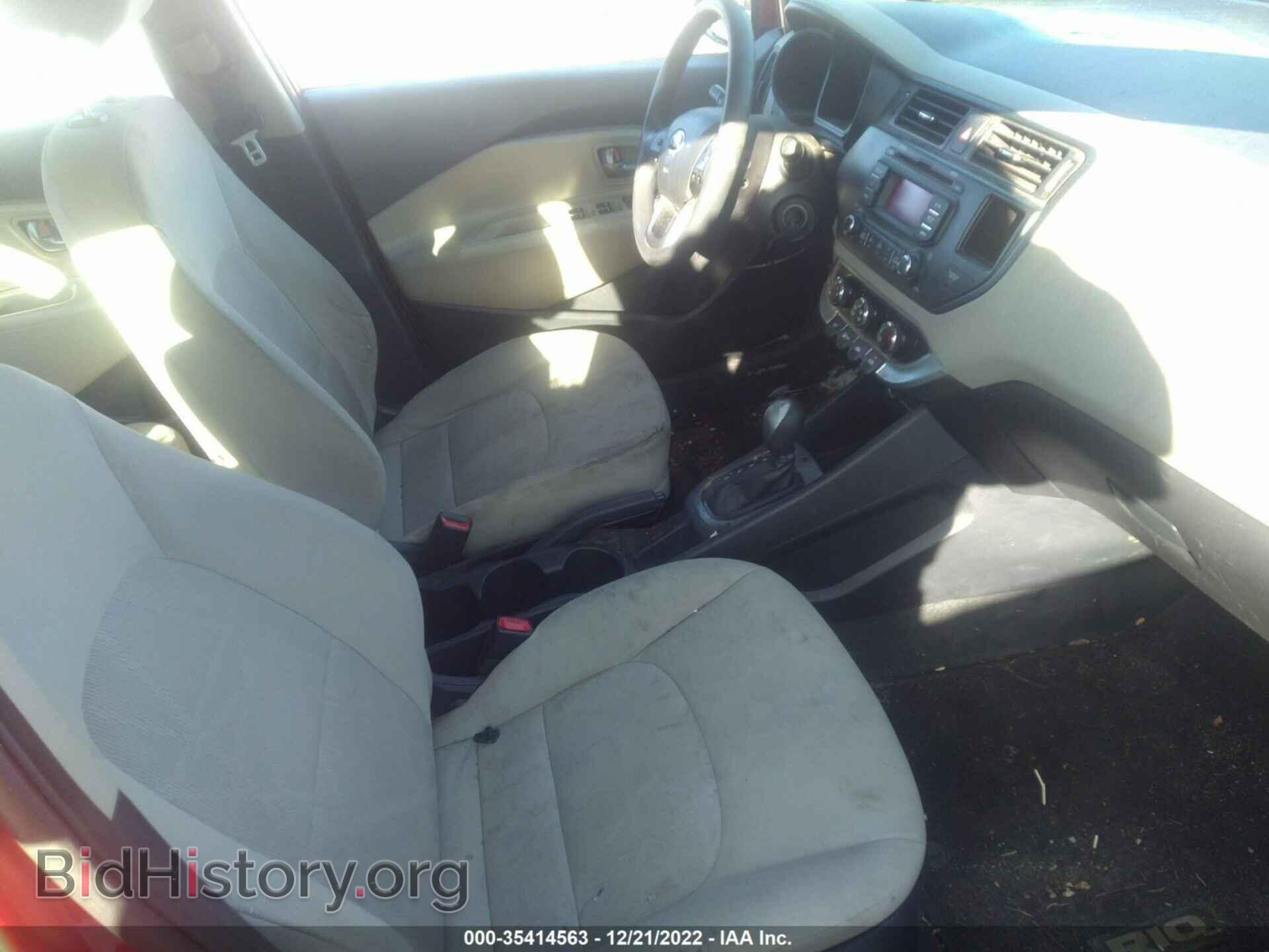 2013 KIA RIO - VIN: KNADM4A35D6305497 - Фото 5