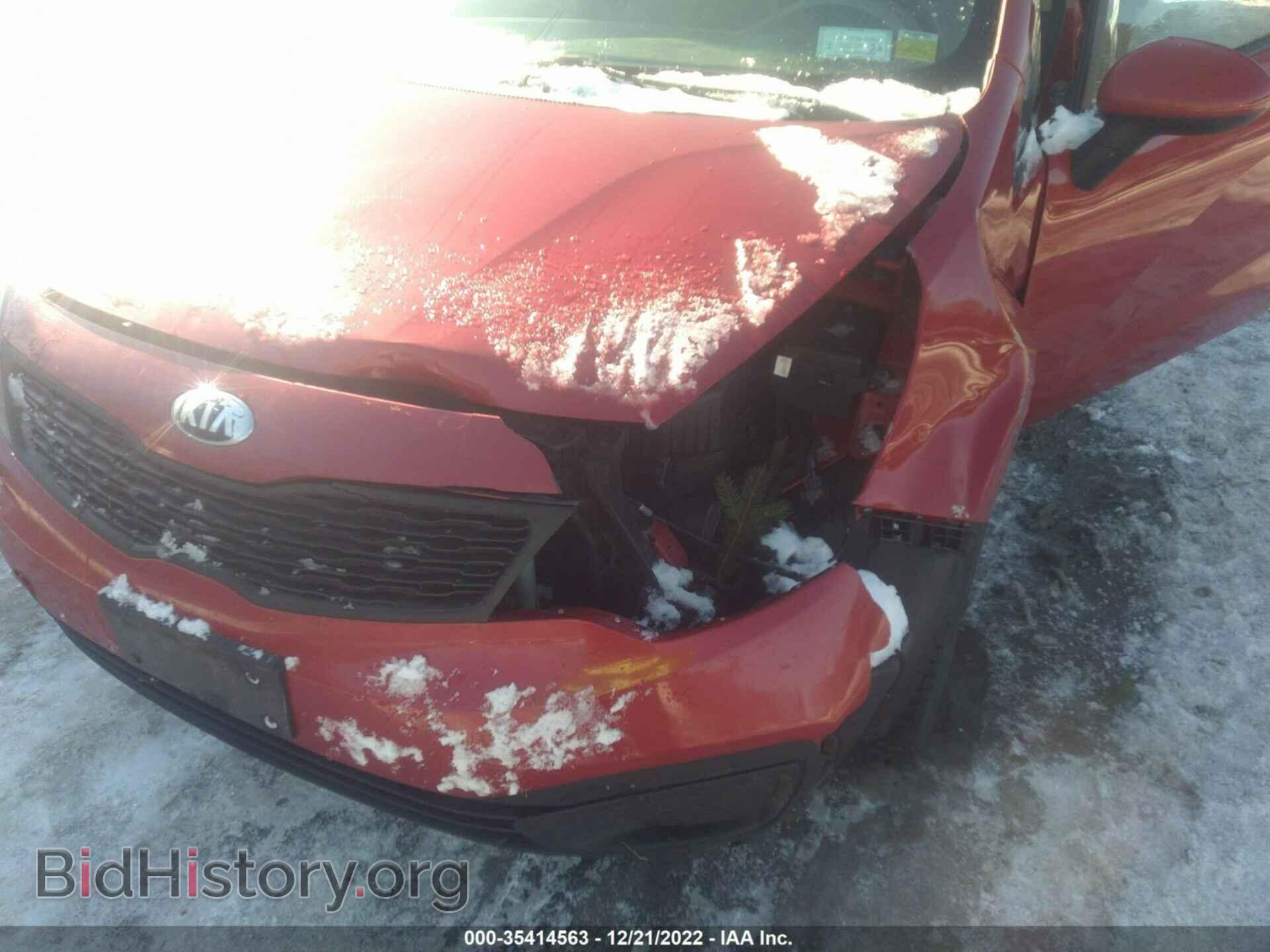 2013 KIA RIO - VIN: KNADM4A35D6305497 - Фото 6