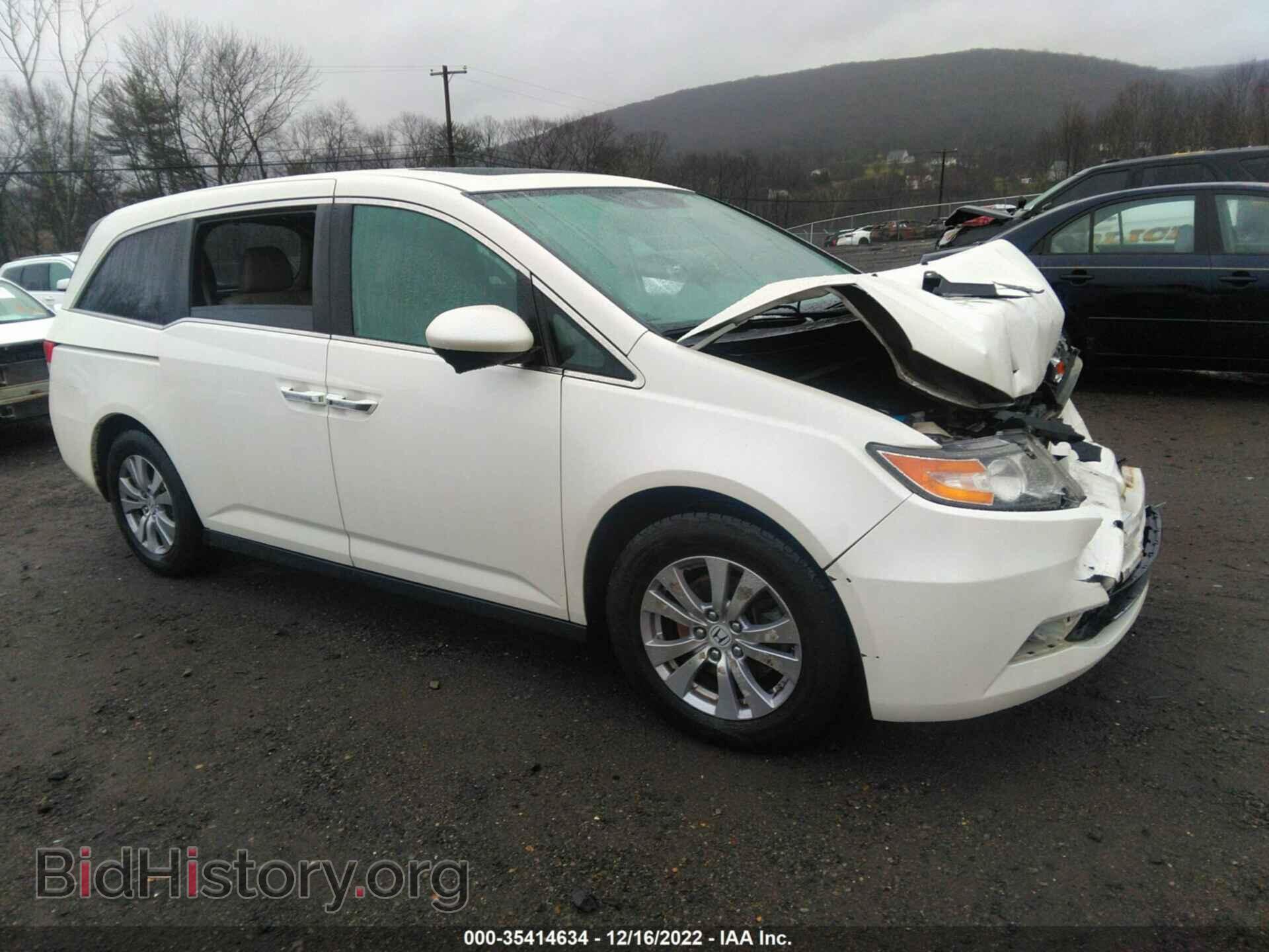 Фотография 5FNRL5H66GB016106 - HONDA ODYSSEY 2016