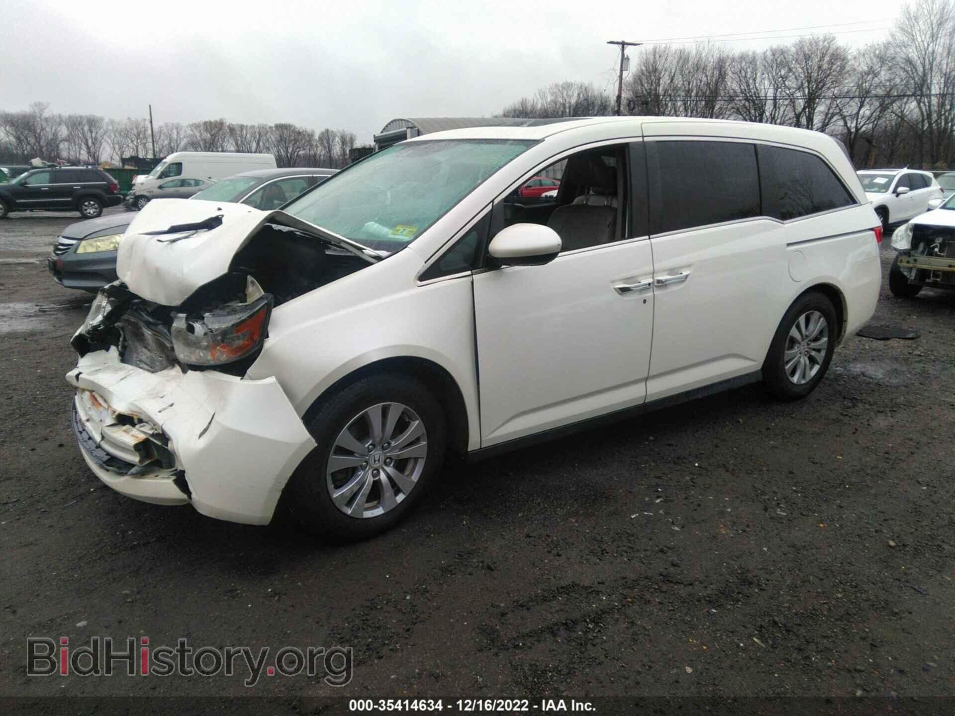 2016 HONDA ODYSSEY - VIN: 5FNRL5H66GB016106 - Фото 2