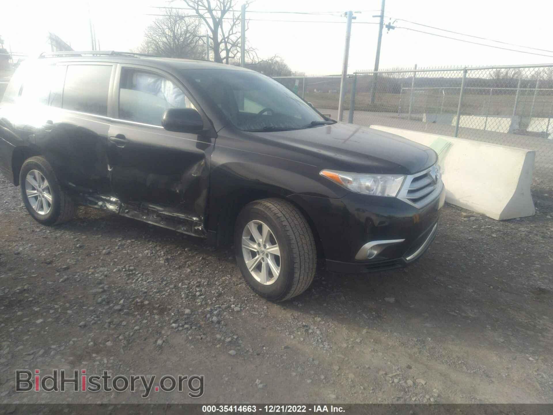 Фотография 5TDBK3EH6CS151252 - TOYOTA HIGHLANDER 2012