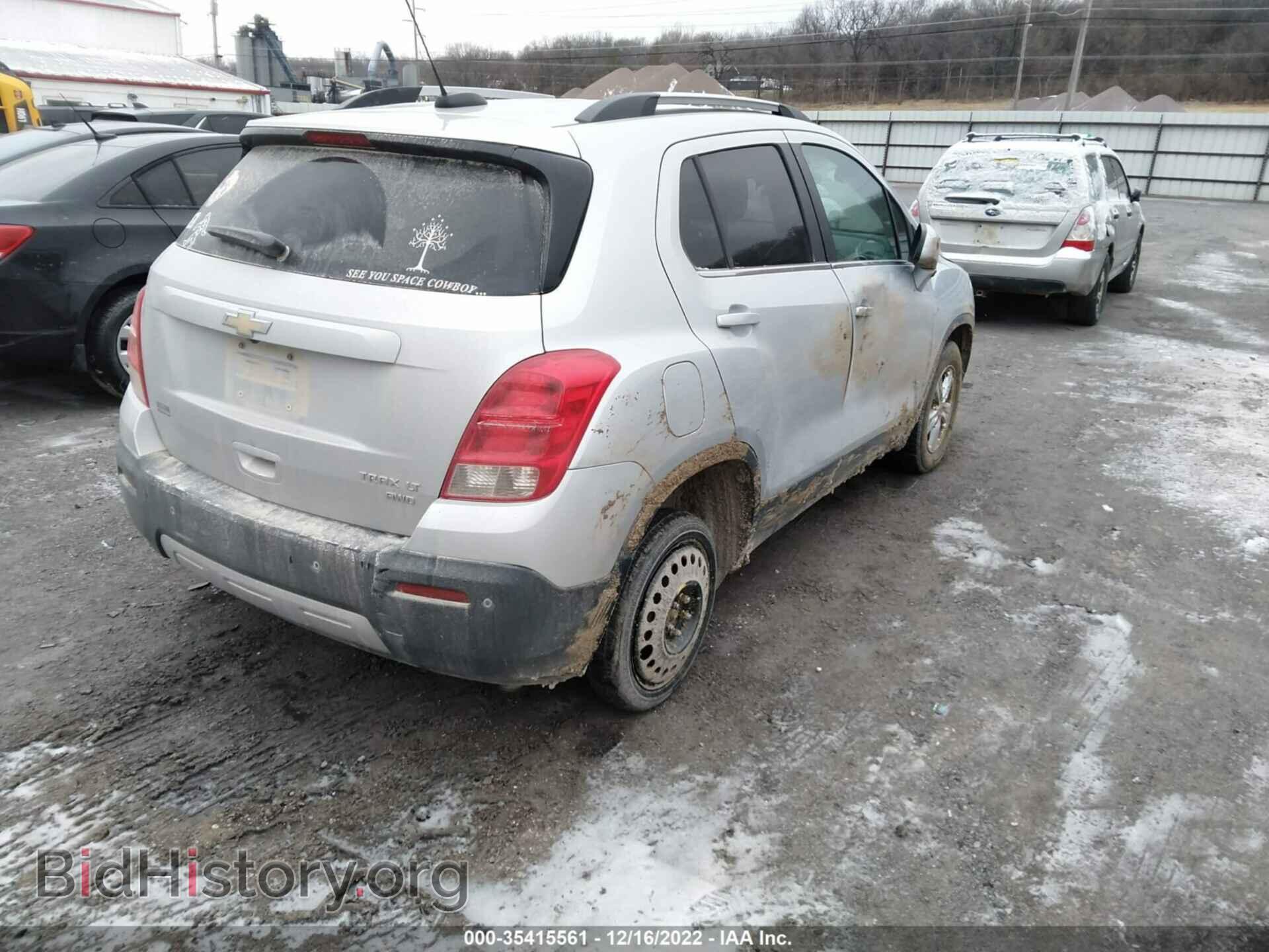 2015 CHEVROLET TRAX - VIN: 3GNCJRSB2FL255636 - Фото 4