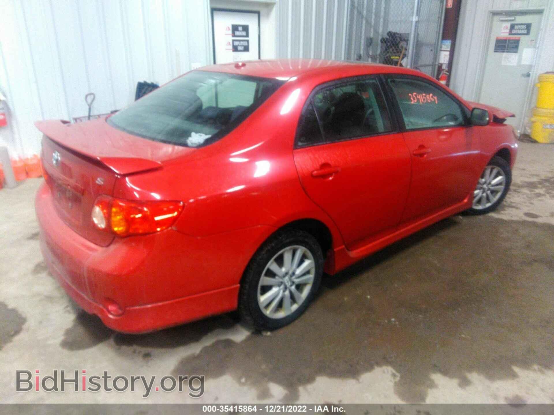 2009 TOYOTA COROLLA - VIN: 2T1BU40E99C062421 - Фото 4