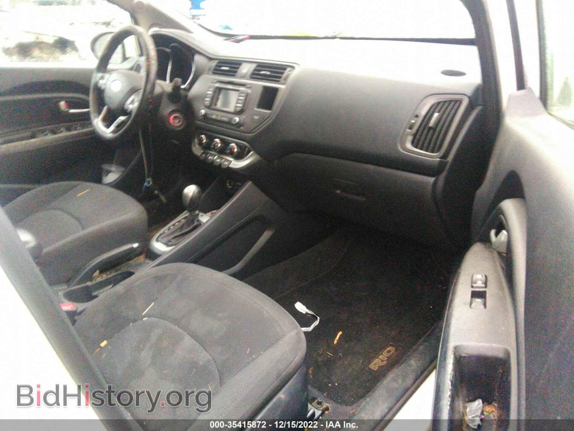 2012 KIA RIO - VIN: KNADN5A3XC6064814 - Фото 5
