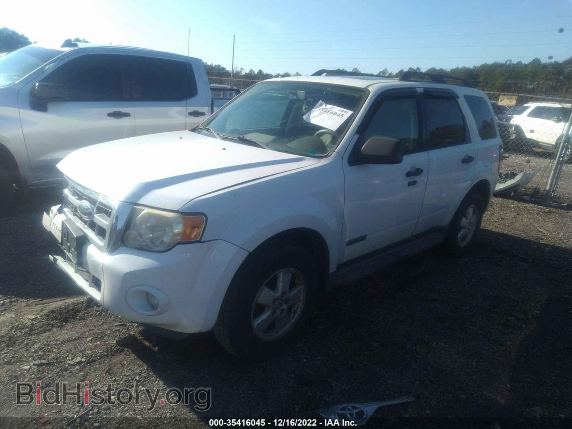 2008 FORD ESCAPE - VIN: 1FMCU03Z38KD92205 - Фото 2