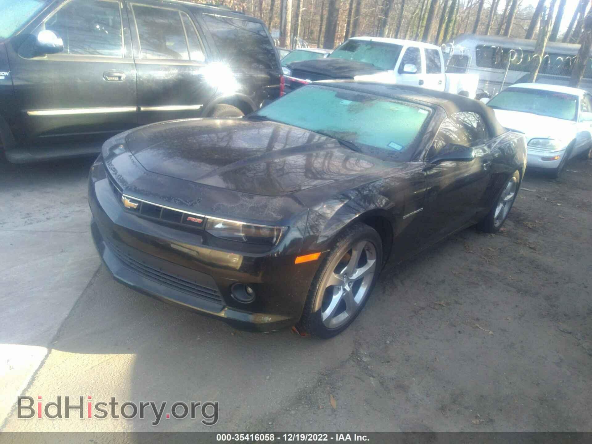 2014 CHEVROLET CAMARO - VIN: 2G1FC3D38E9147776 - Фото 2