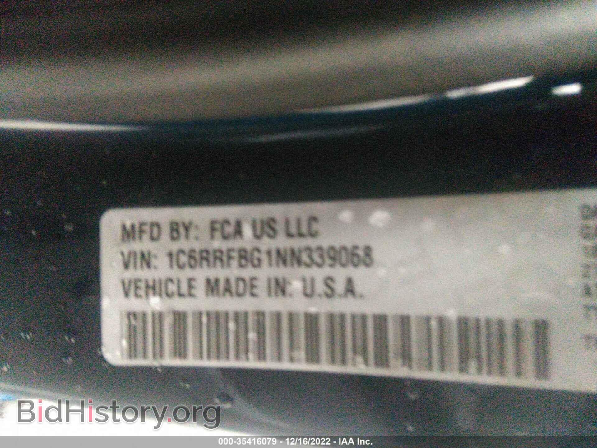 2022 RAM 1500 - VIN: 1C6RRFBG1NN339068 - Фото 9