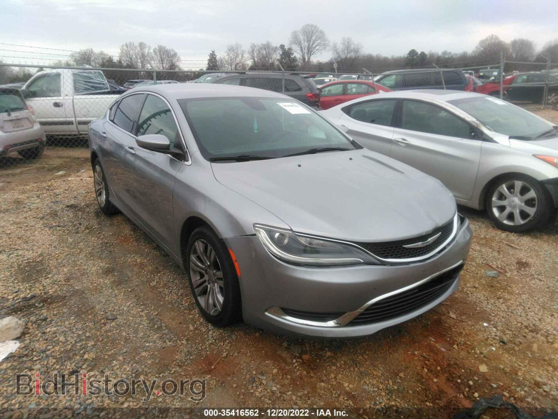 Фотография 1C3CCCAB9FN686724 - CHRYSLER 200 2015