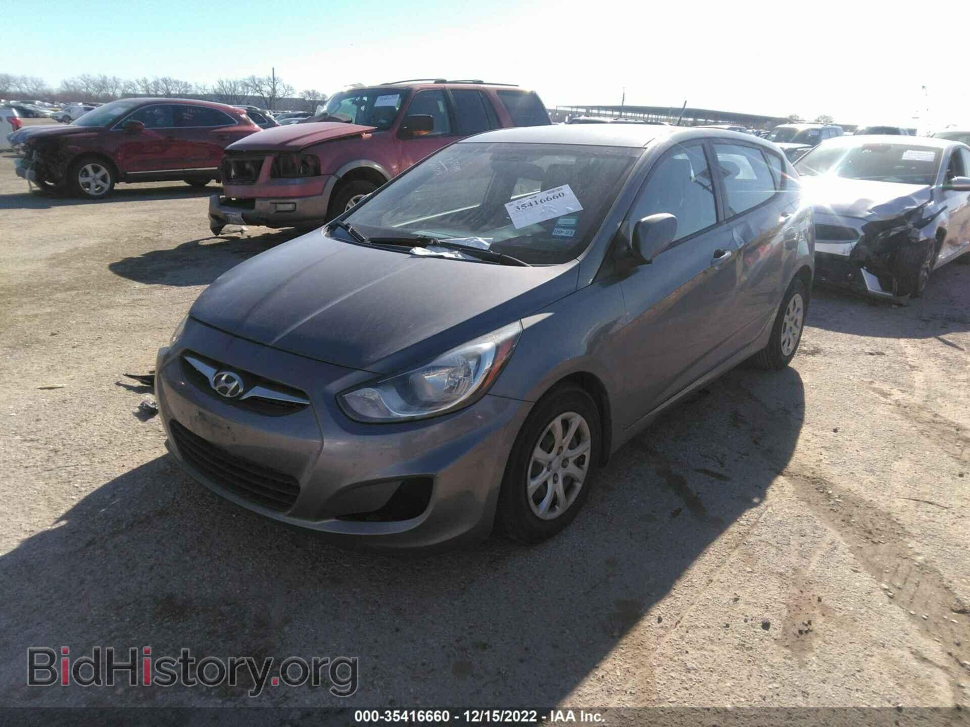2013 HYUNDAI ACCENT - VIN: KMHCT5AEXDU121334 - Фото 2