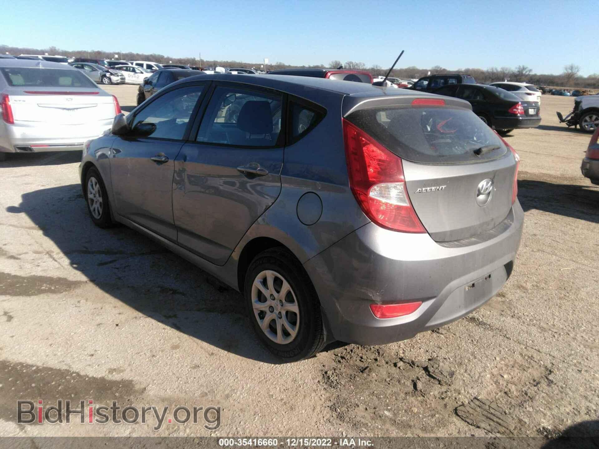 2013 HYUNDAI ACCENT - VIN: KMHCT5AEXDU121334 - Фото 3