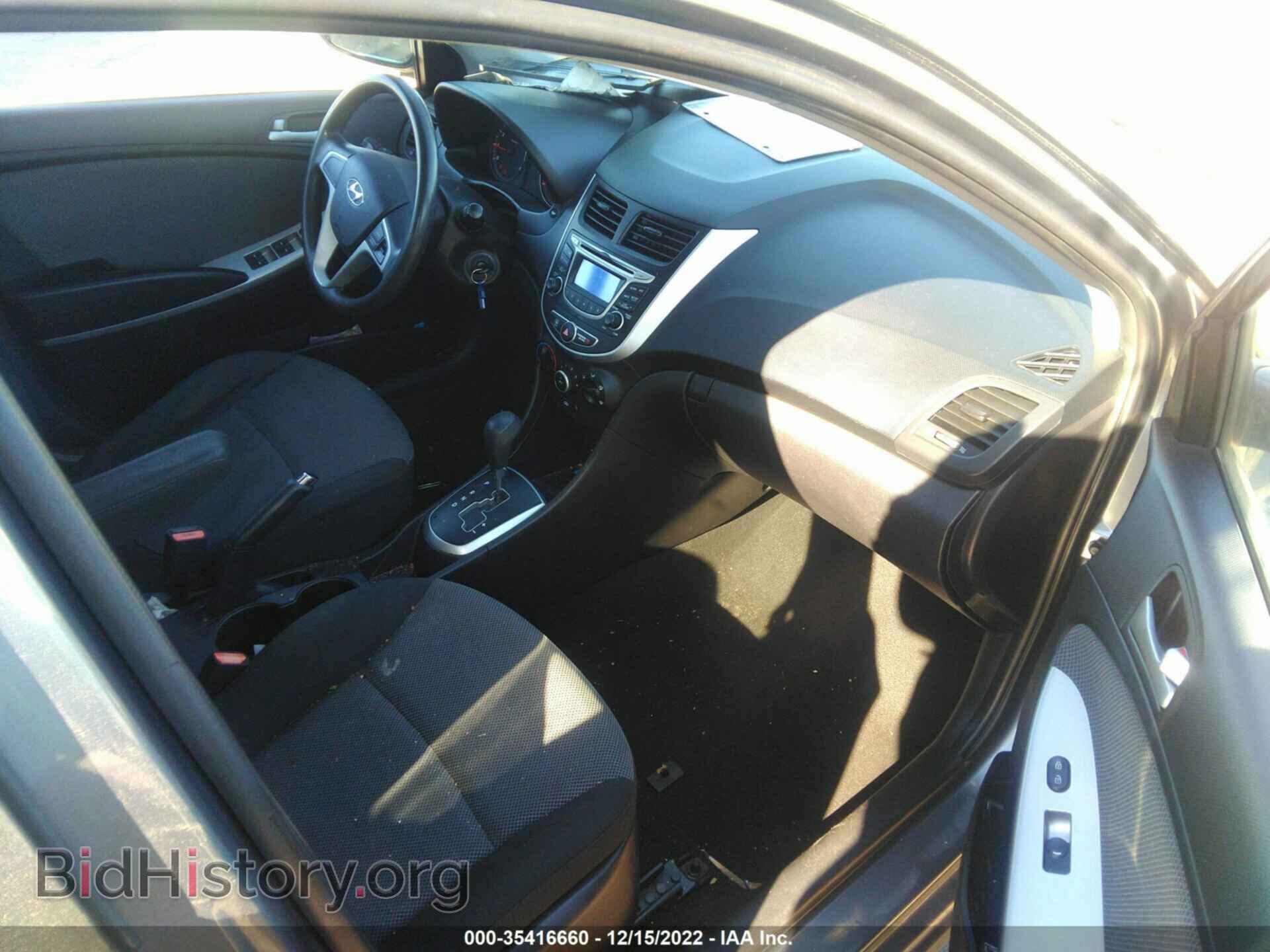 2013 HYUNDAI ACCENT - VIN: KMHCT5AEXDU121334 - Фото 5