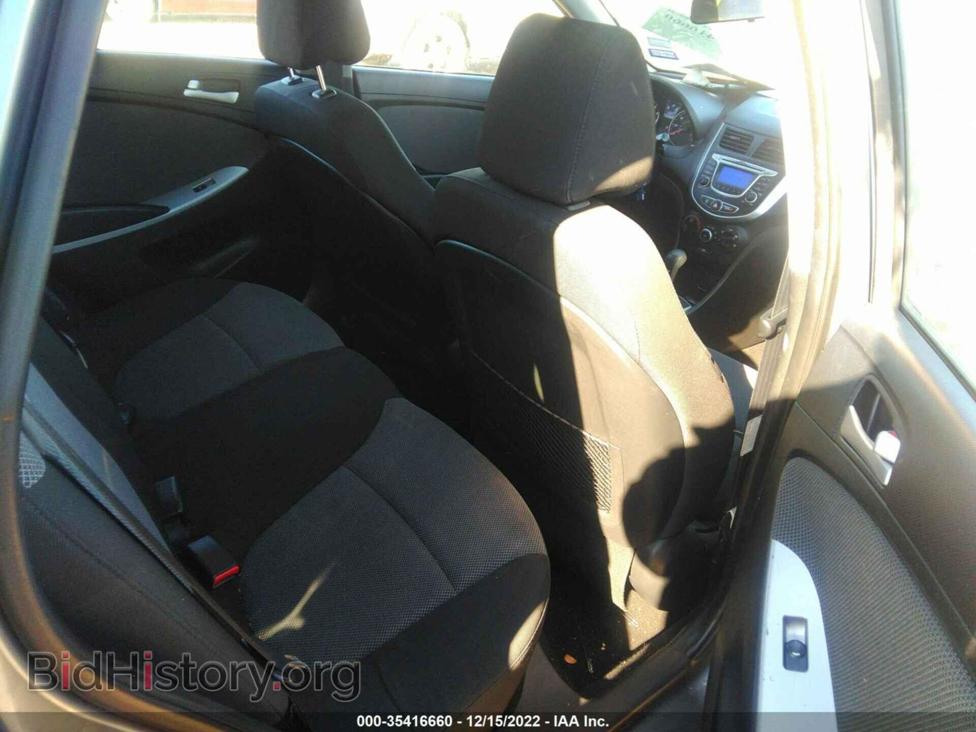 2013 HYUNDAI ACCENT - VIN: KMHCT5AEXDU121334 - Фото 8