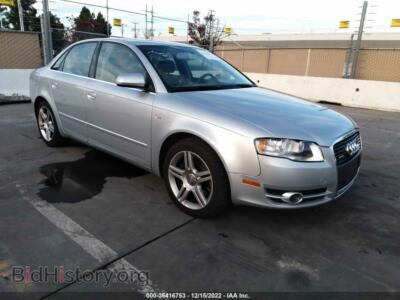 2007 Audi A4 2.0T, серебристый — VIN WAUDF78E07A114753, IAAI