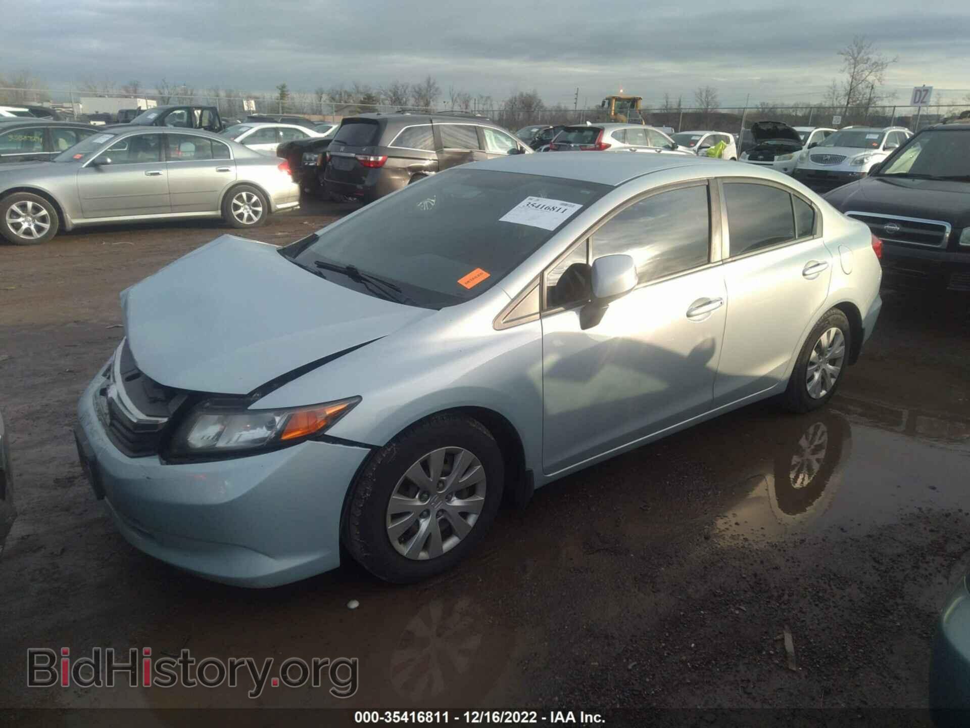 2012 HONDA CIVIC SDN - VIN: 19XFB2F54CE060409 - Фото 2