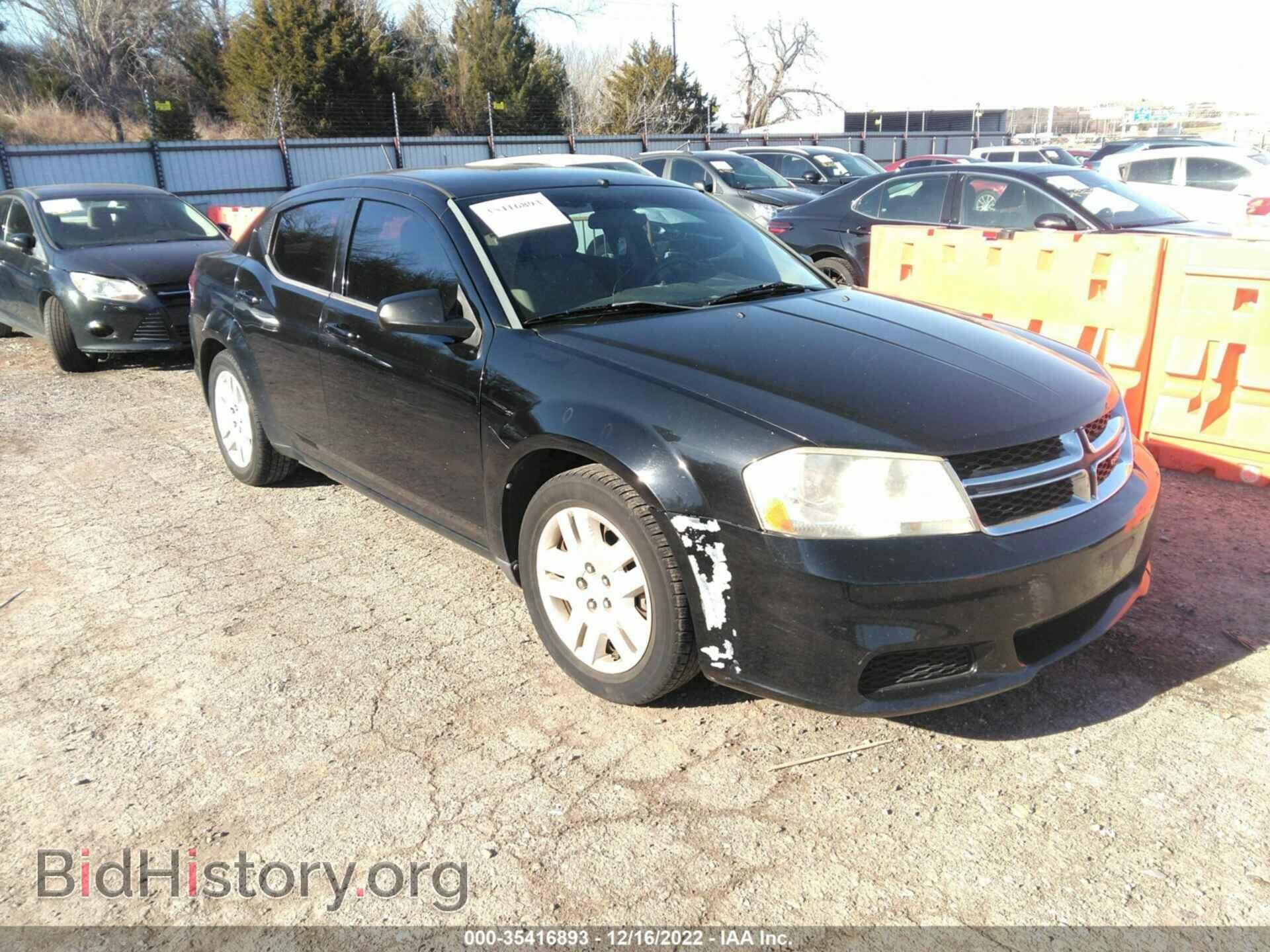 Фотография 1C3CDZAB7DN756301 - DODGE AVENGER 2013