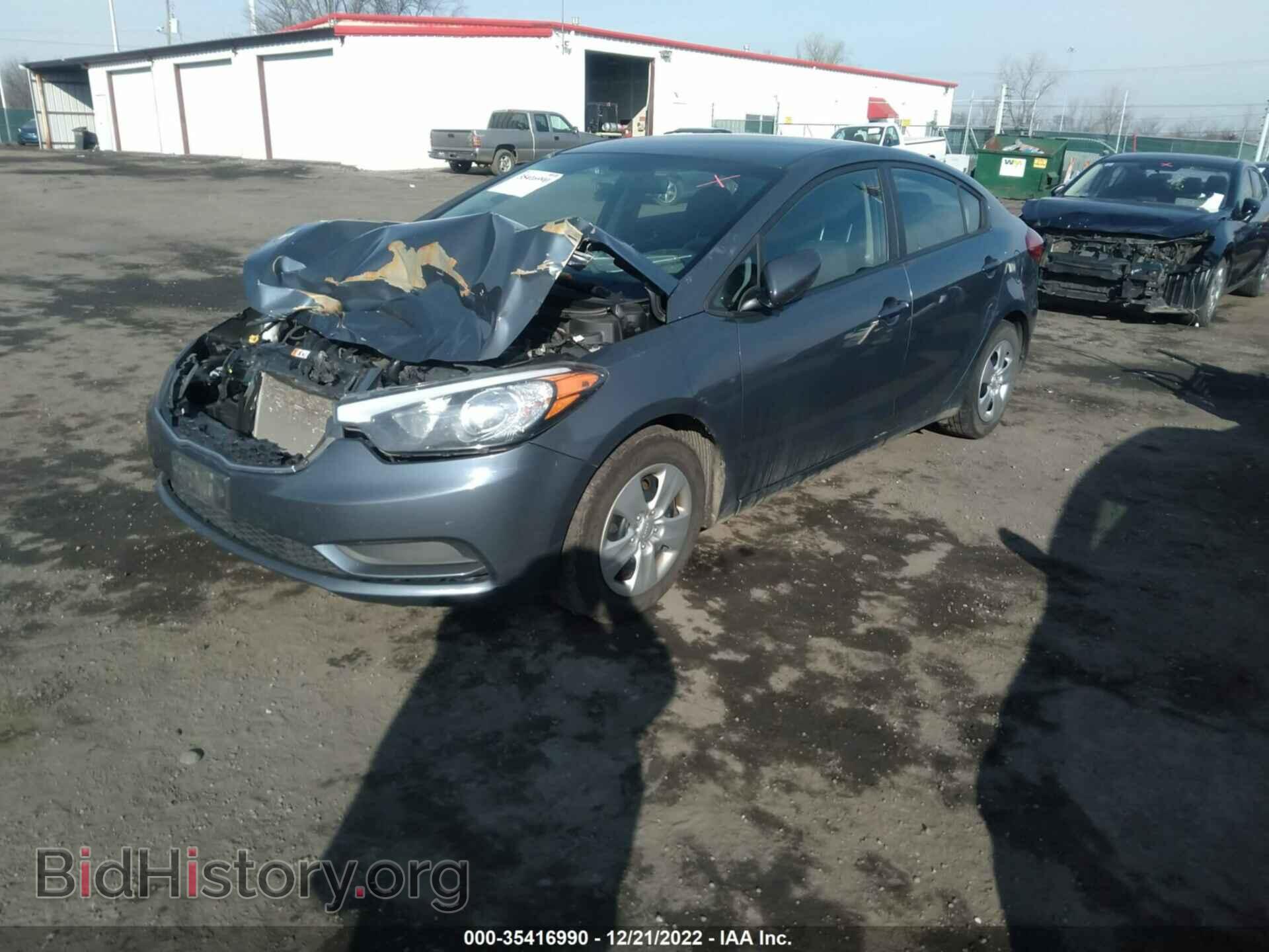 2016 KIA FORTE - VIN: KNAFK4A62G5567156 - Фото 2