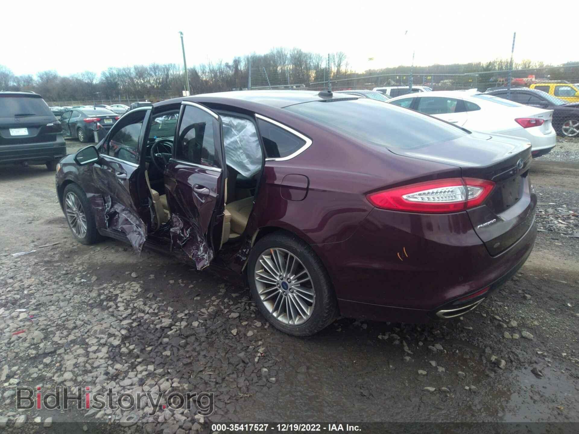 2013 FORD FUSION - VIN: 3FA6P0H97DR355235 - Photo 3