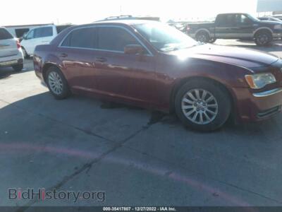2012 Chrysler 300, maroon — VIN 2C3CCAAG7CH238535, IAAI