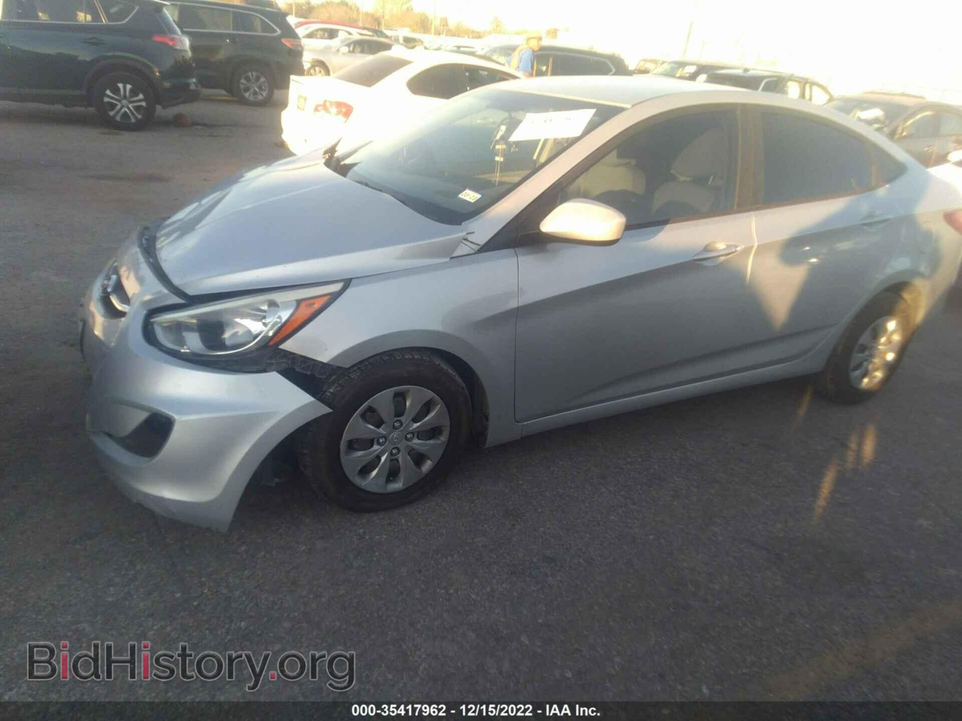 2017 HYUNDAI ACCENT - VIN: KMHCT4AE2HU168552 - Фото 2