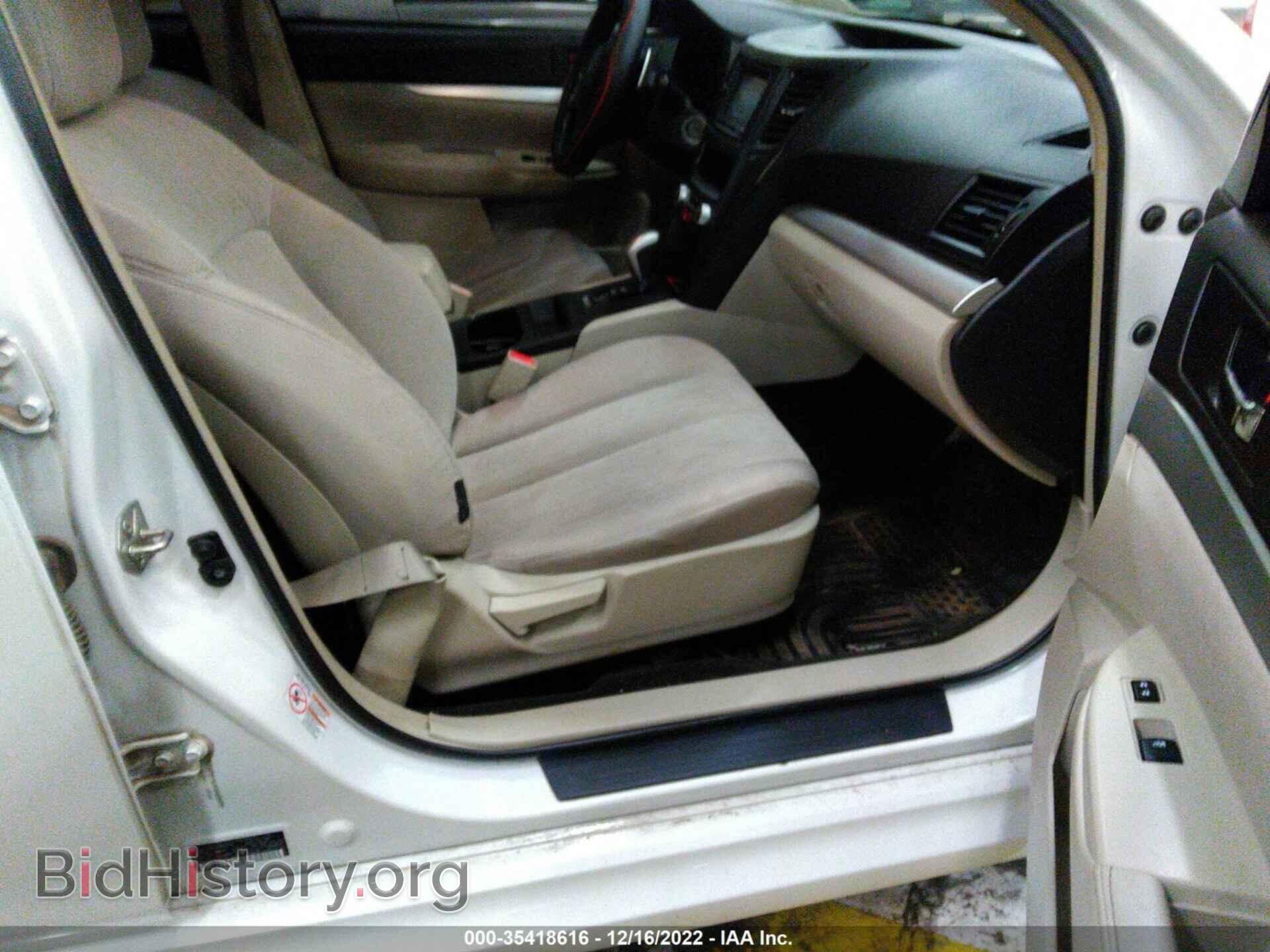 2014 SUBARU LEGACY - VIN: 4S3BMCA63E3023196 - Фото 5