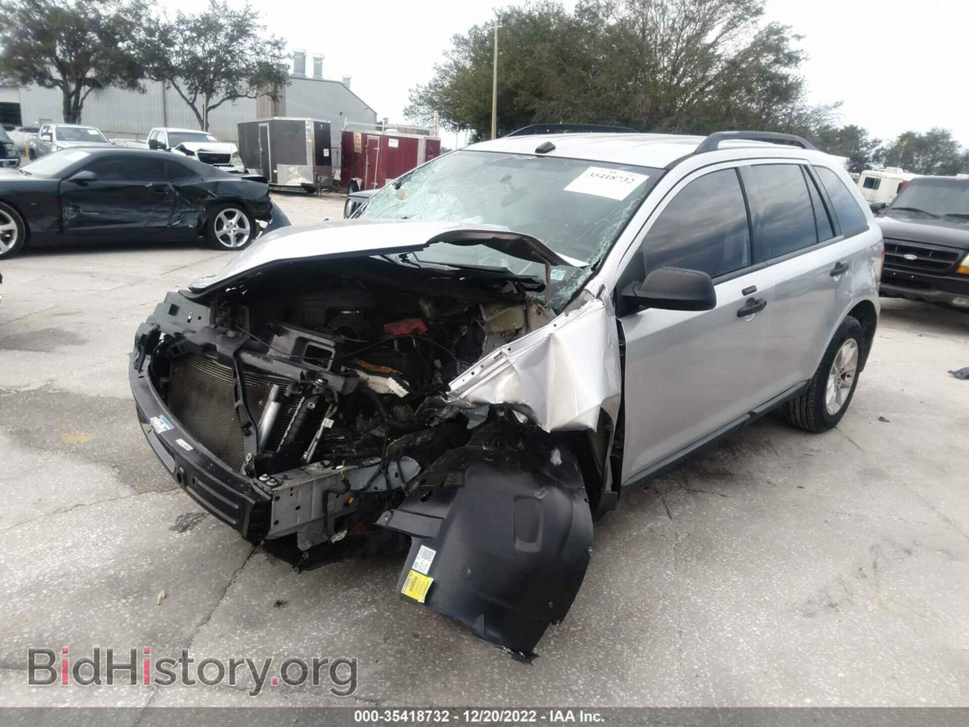 2014 FORD EDGE - VIN: 2FMDK3GC9EBA02599 - Фото 2