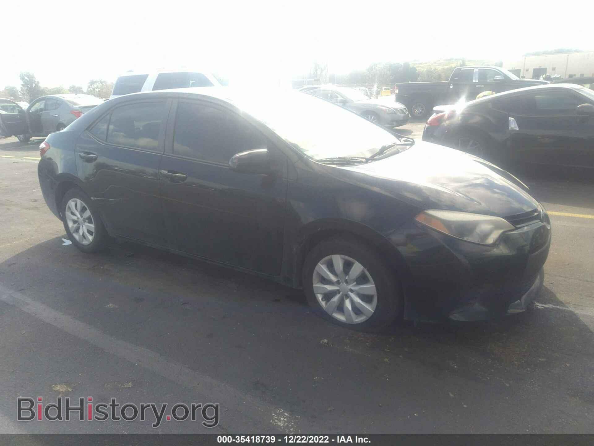 Photo 2T1BURHE5EC039178 - TOYOTA COROLLA 2014
