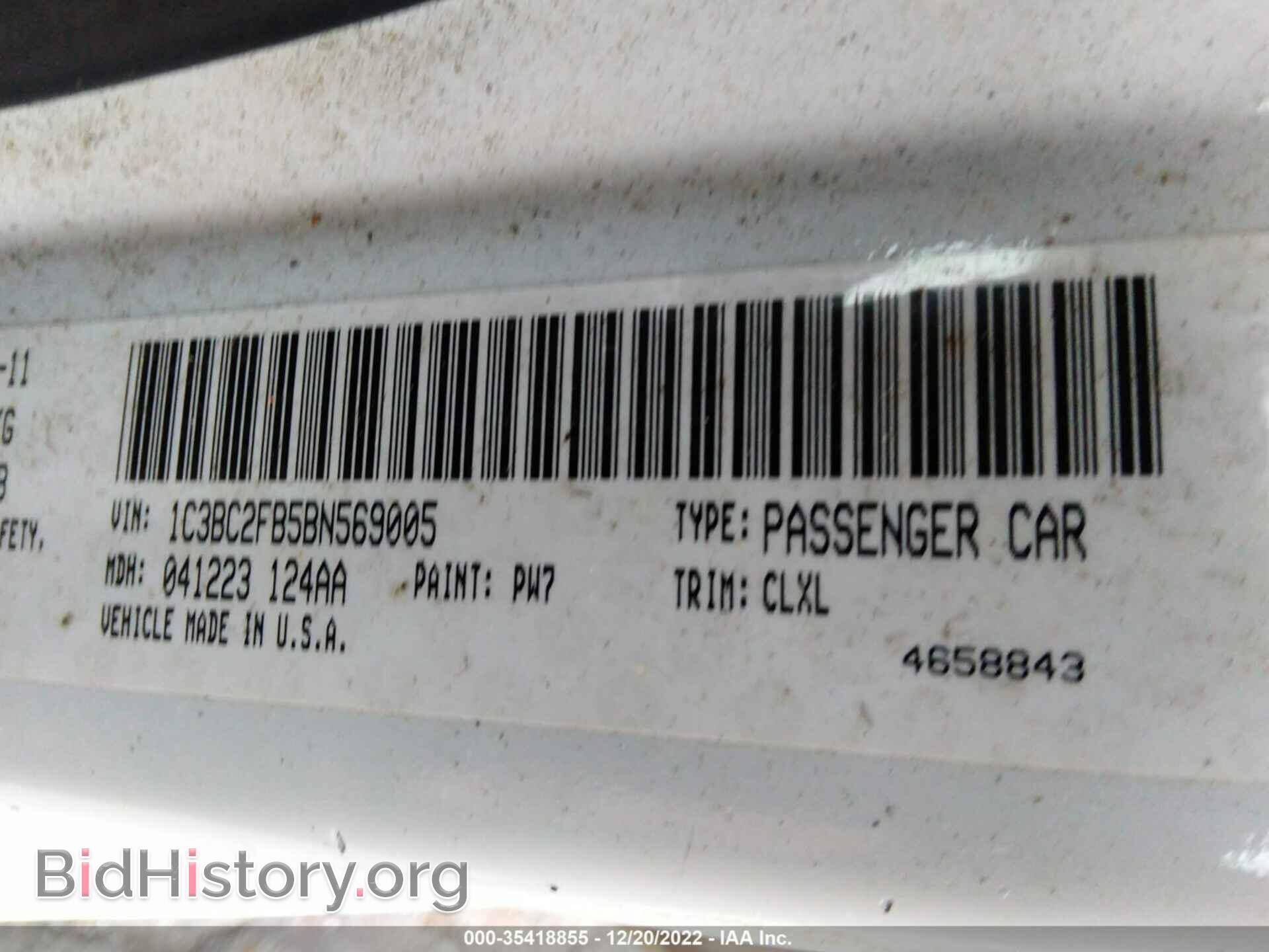 2011 CHRYSLER 200 - VIN: 1C3BC2FB5BN569005 - Photo 9