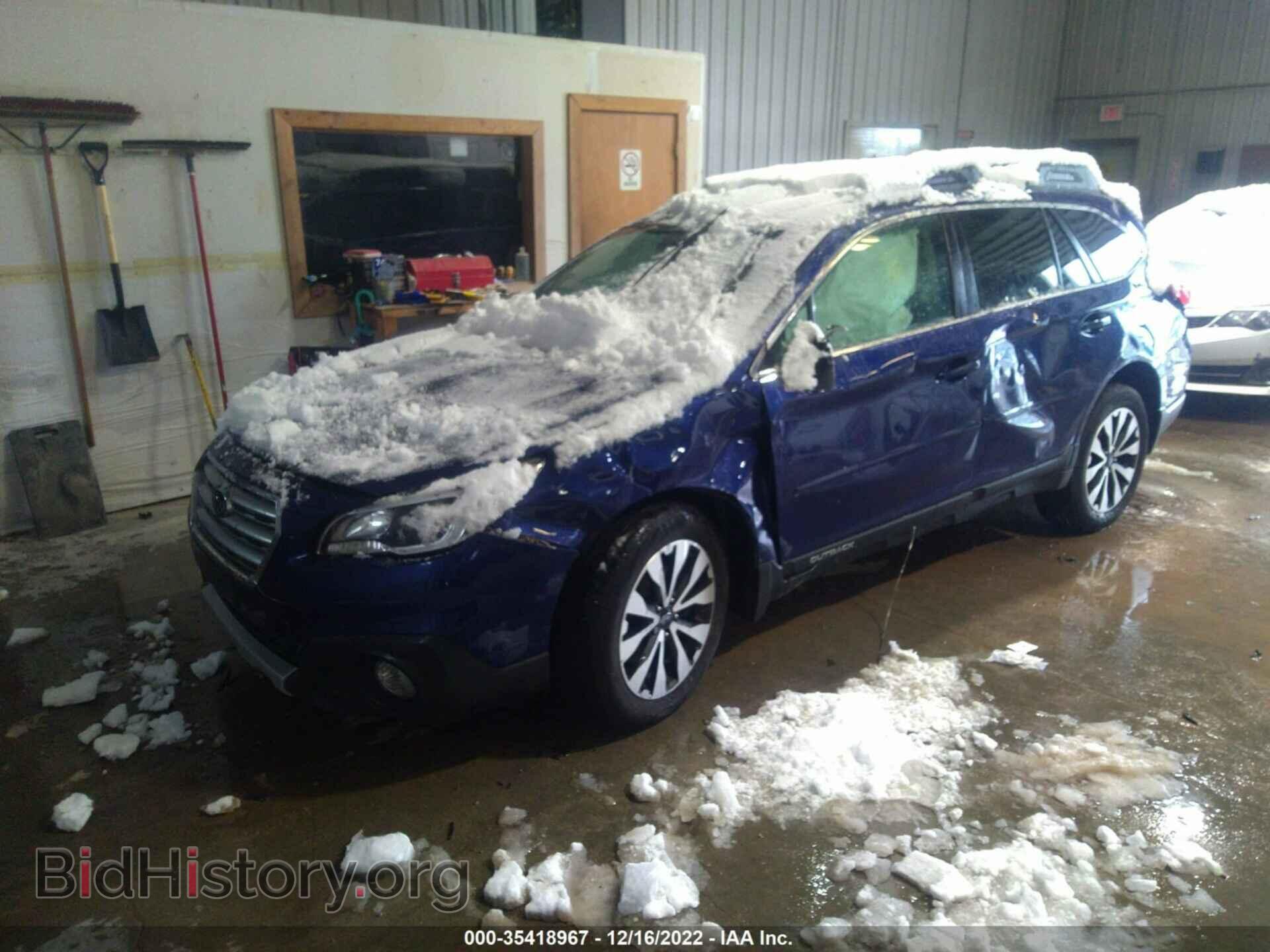 2016 SUBARU OUTBACK - VIN: 4S4BSANC6G3333559 - Фото 2
