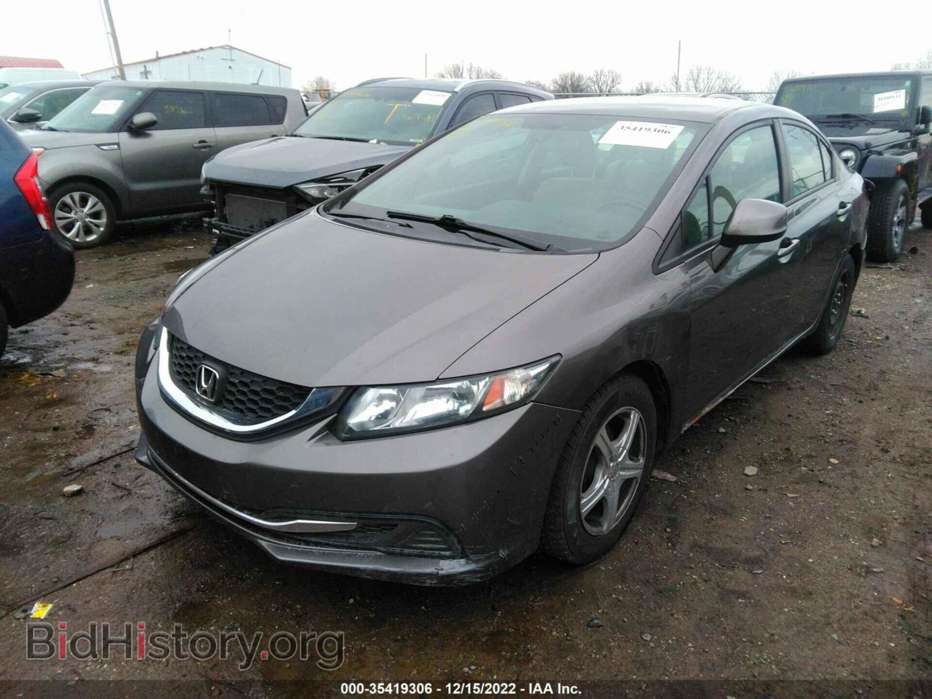 2013 HONDA CIVIC SDN - VIN: 19XFB2F58DE044666 - Фото 2