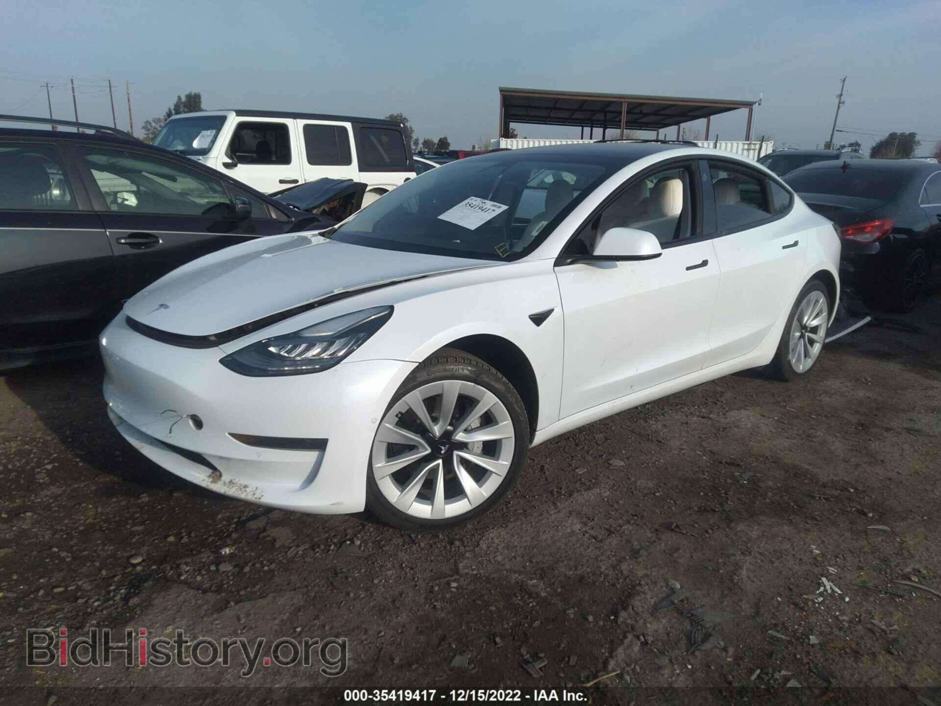 2021 TESLA MODEL 3 - VIN: 5YJ3E1EA9MF853901 - Фото 2