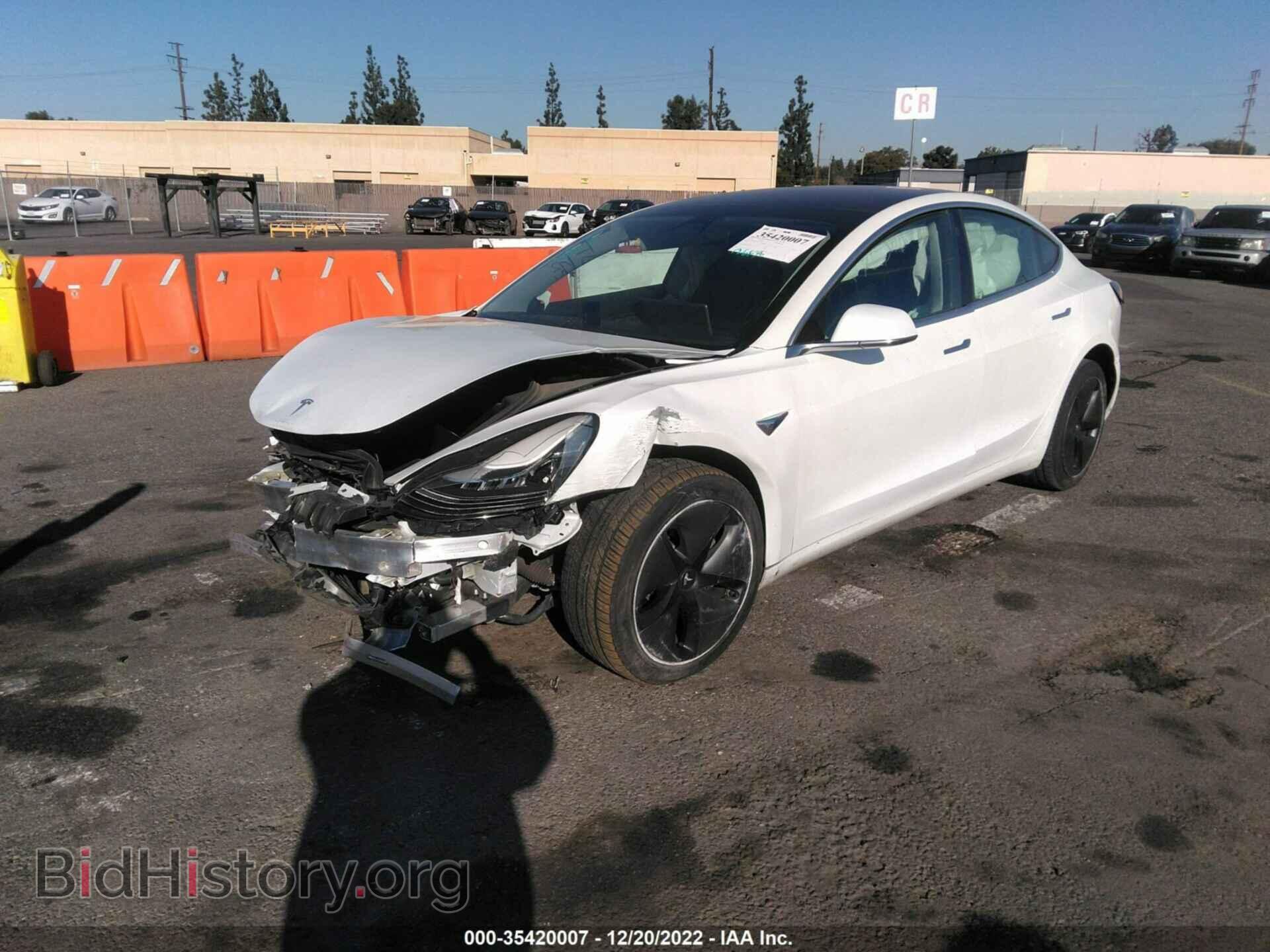 2019 TESLA MODEL 3 - VIN: 5YJ3E1EBXKF193809 - Фото 2