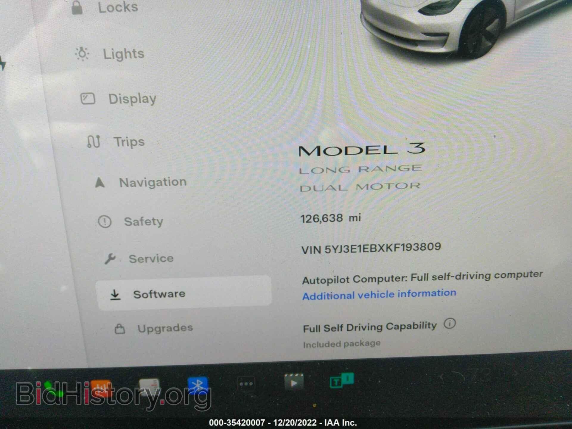 2019 TESLA MODEL 3 - VIN: 5YJ3E1EBXKF193809 - Фото 7